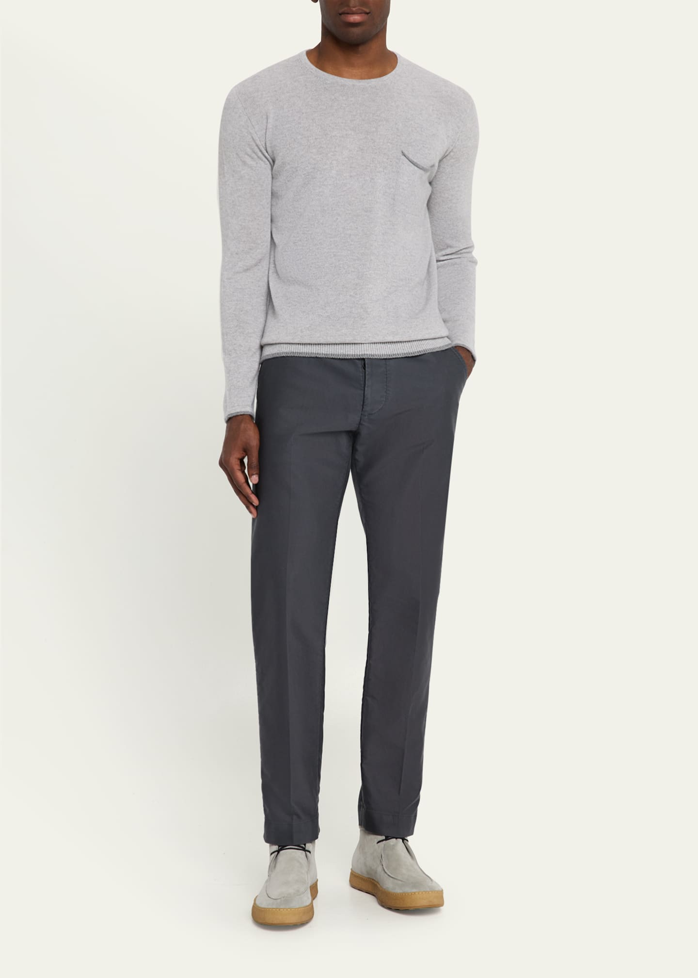 Sease Men's Shore 2.0 Cashmere Crewneck Sweater Image 2 of 5
