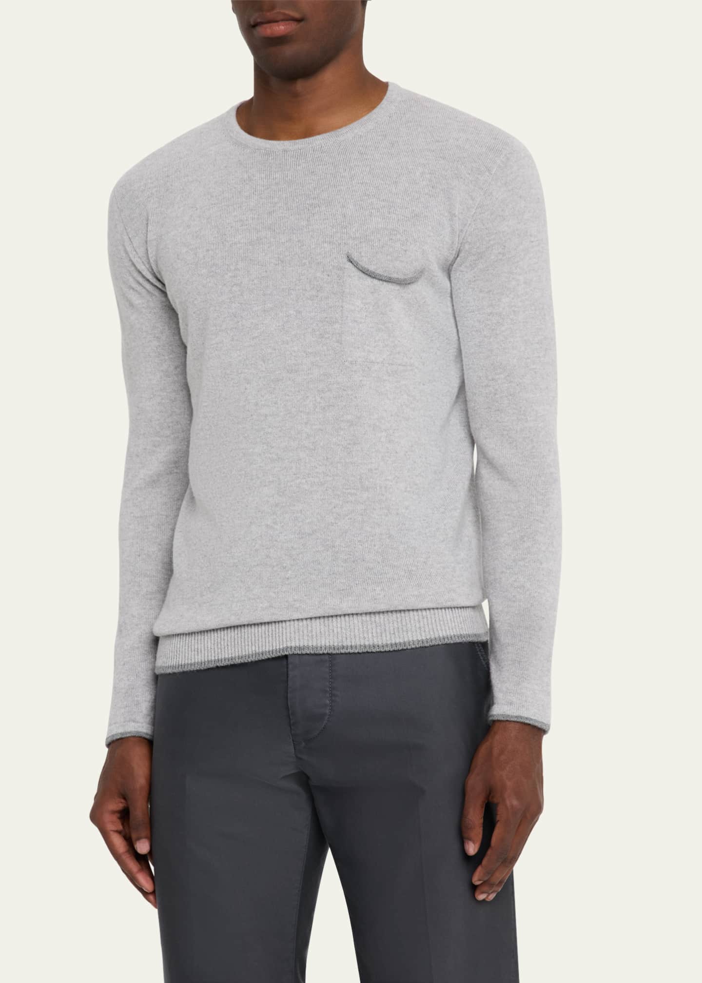 Sease Men's Shore 2.0 Cashmere Crewneck Sweater Image 4 of 5
