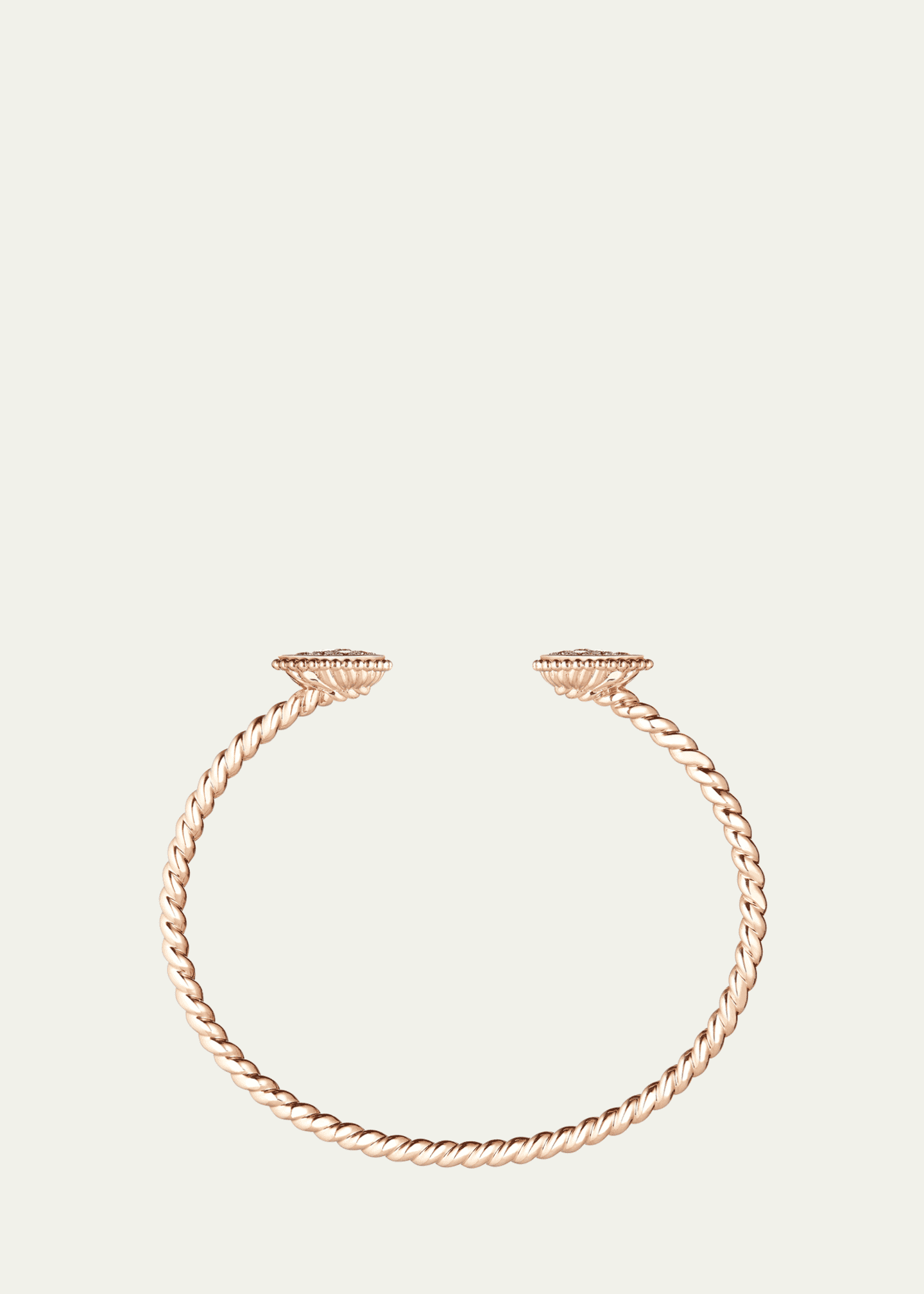 Boucheron 18K Rose Gold Serpent Boheme Bracelet with Diamonds Image 3 of 3