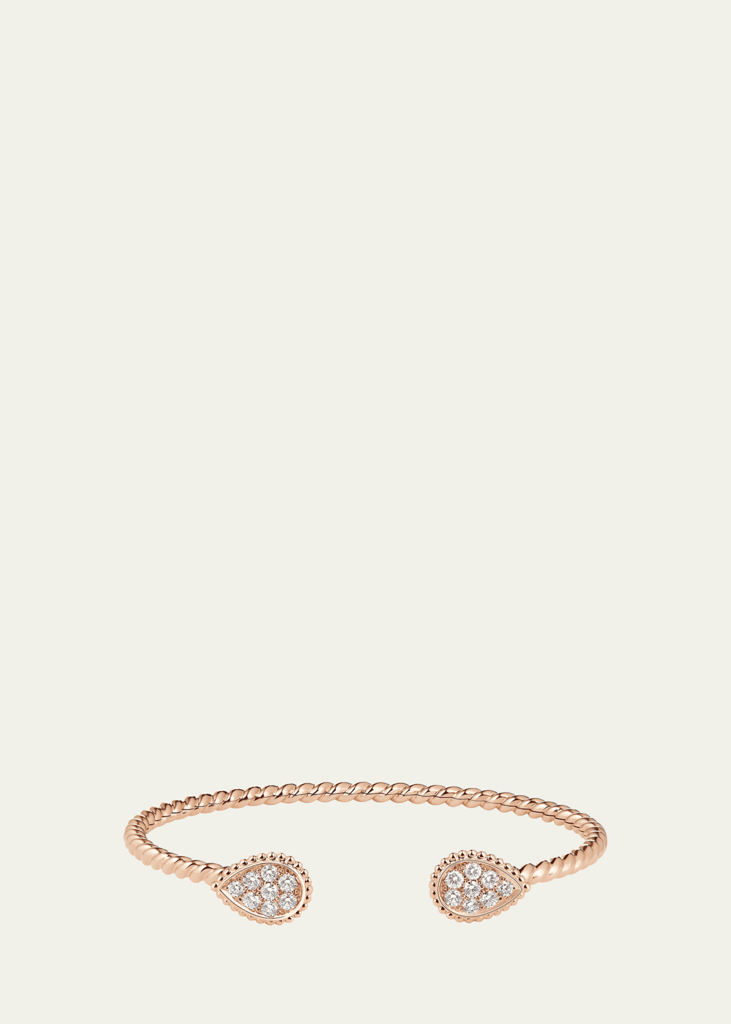 Boucheron 18K Rose Gold Serpent Boheme Bracelet with Diamonds Image 1 of 3