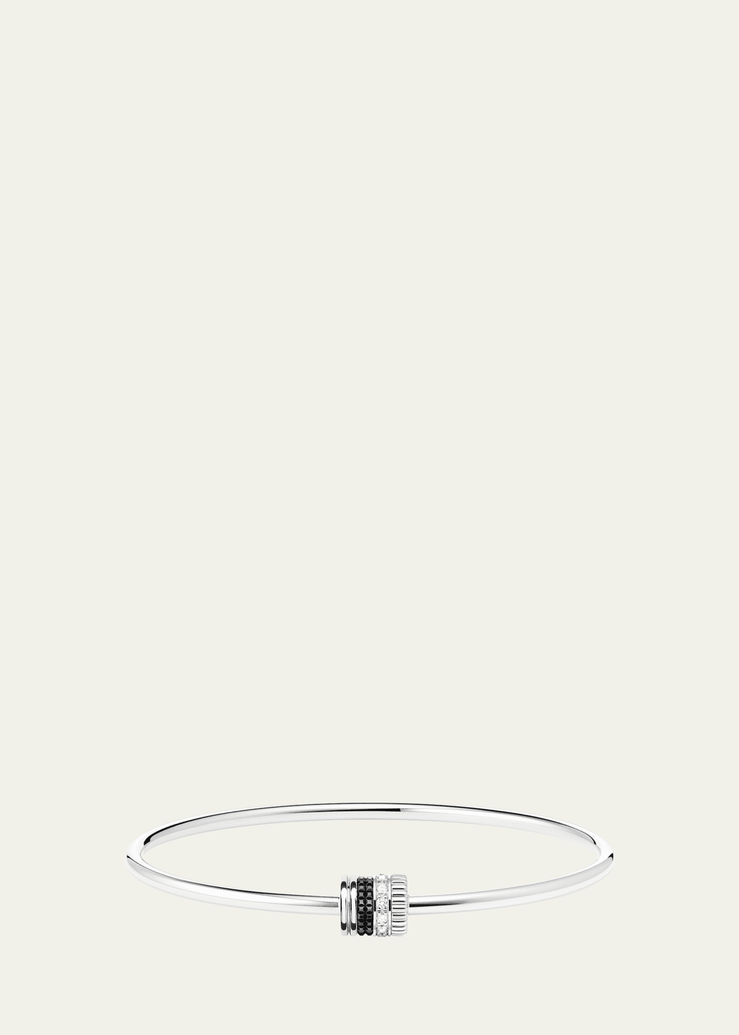 Boucheron Quatre Black Edition Bangle Bracelet with Diamonds Image 1 of 3