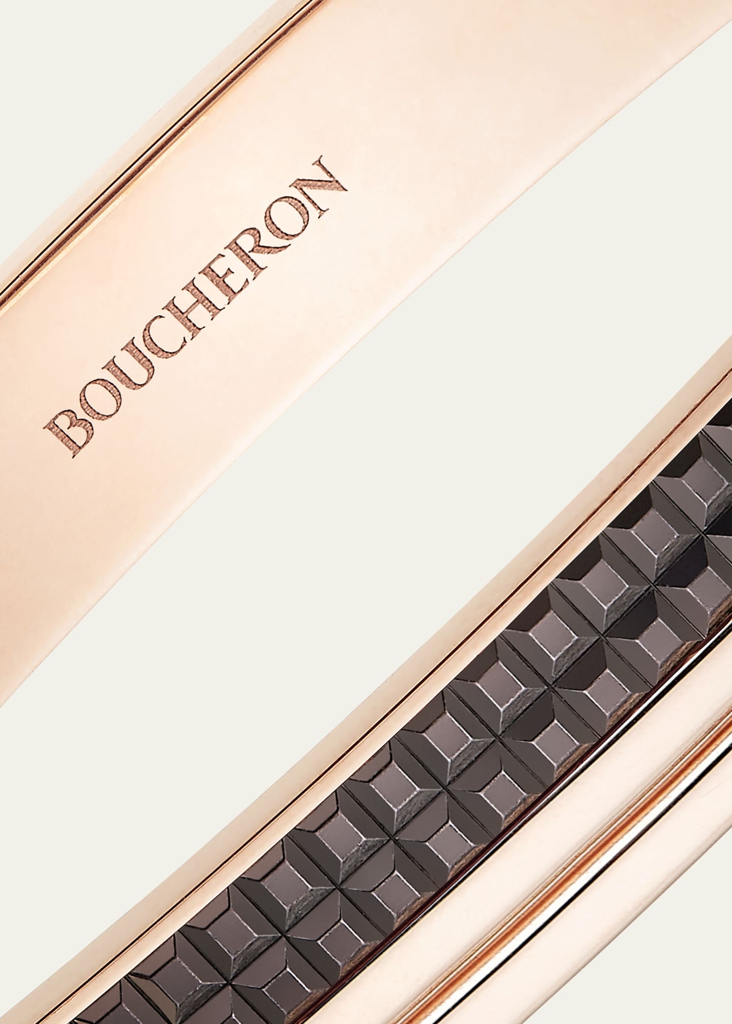 Boucheron Quatre Classique Bangle Bracelet with Brown PVD Image 2 of 2