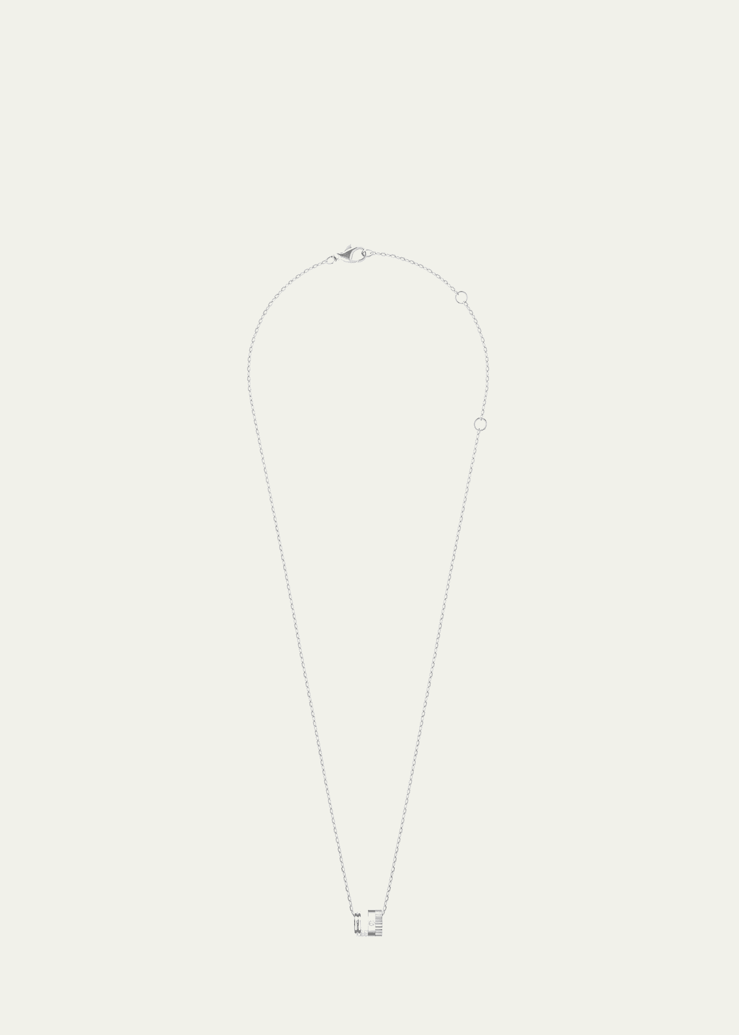 Boucheron 18K White Gold Quatre Double White Edition Pendant Necklace with Diamond Image 1 of 3