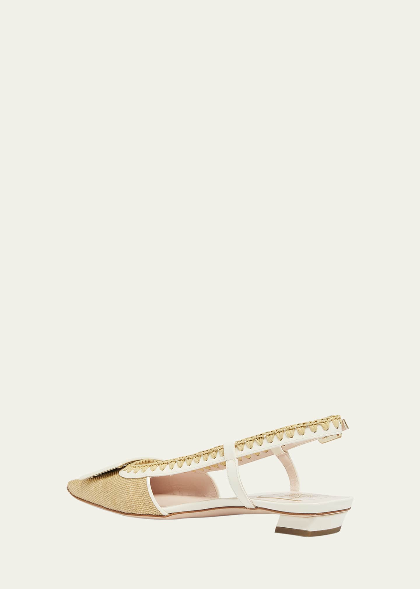 Roger Vivier Belle Vivier Buckle Slingback Pumps Image 2 of 4