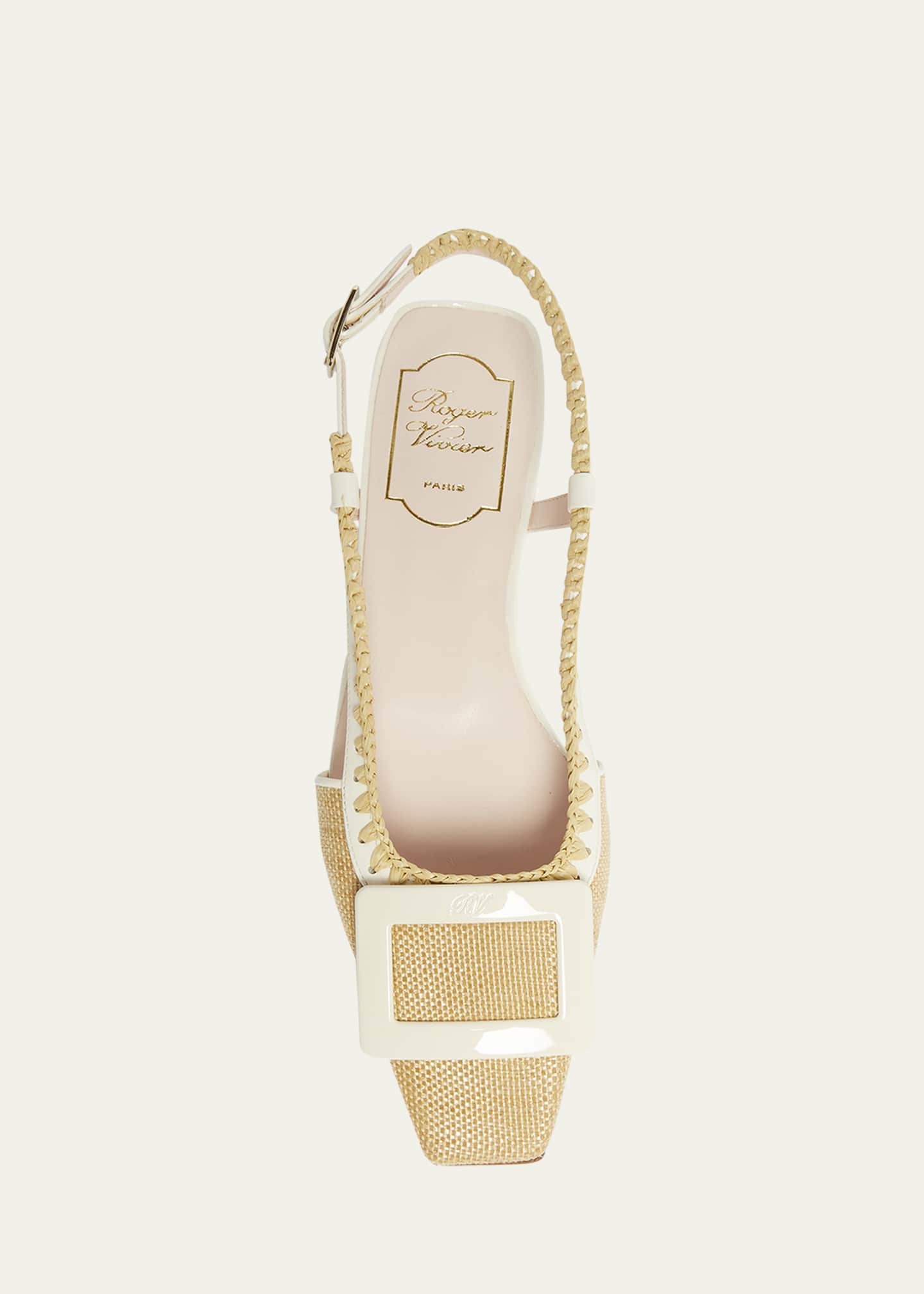 Roger Vivier Belle Vivier Buckle Slingback Pumps Image 4 of 4