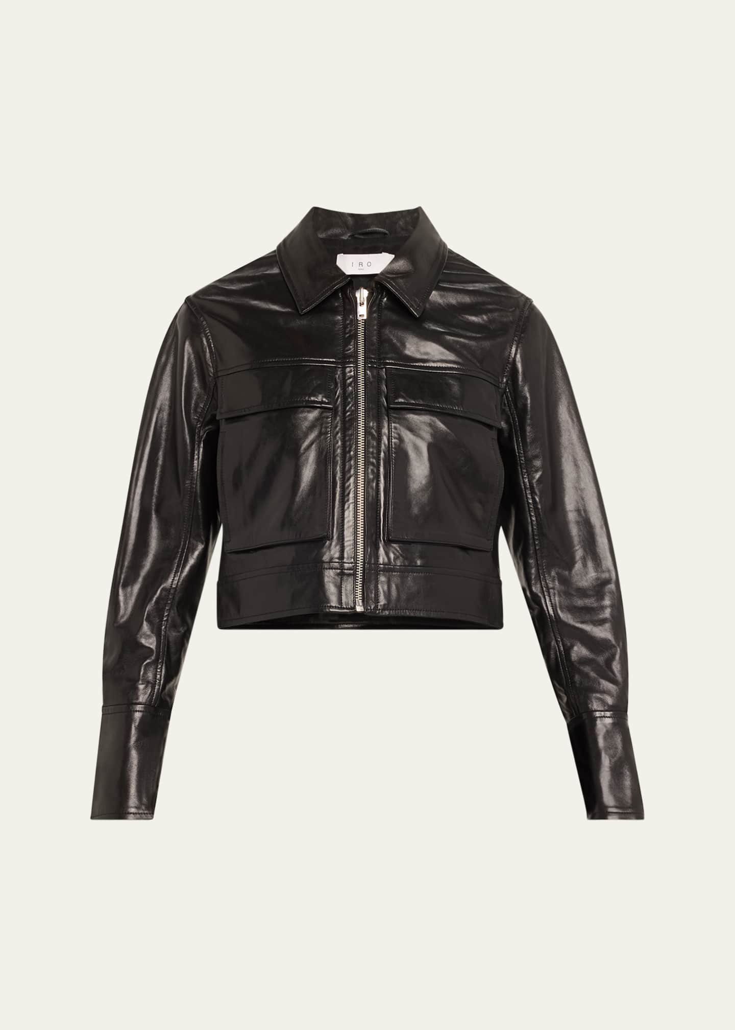 Iro Irvin Leather Jacket Image 1 of 5