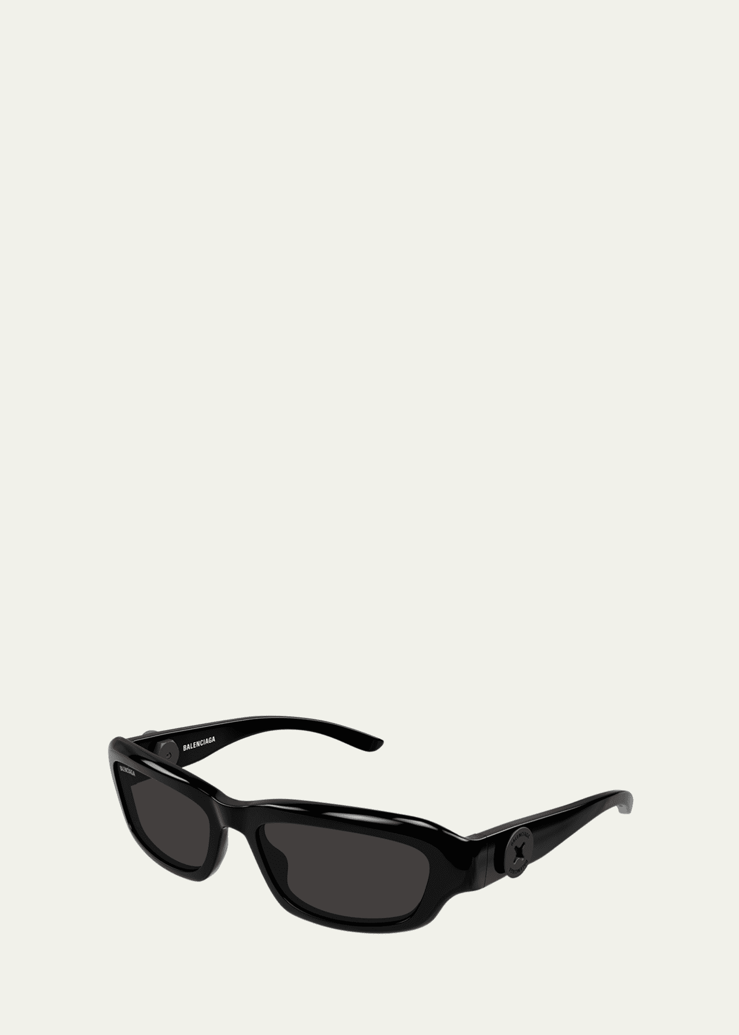 Balenciaga Men's BB0409S Acetate Rectangle Sunglasses Image 2 of 2