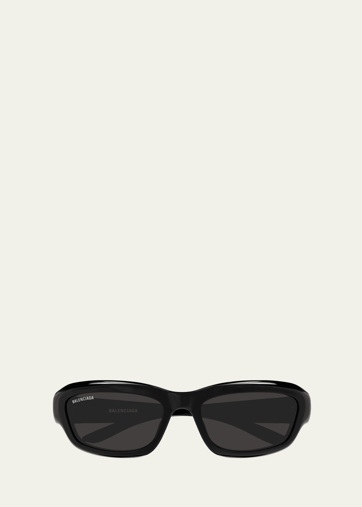 Balenciaga Men's BB0409S Acetate Rectangle Sunglasses Image 1 of 2