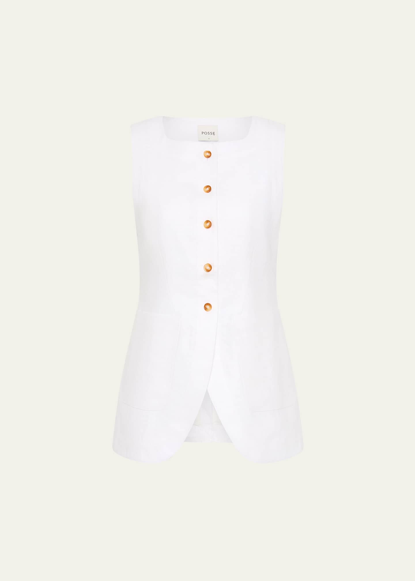Posse Emma Linen Vest Image 1 of 4