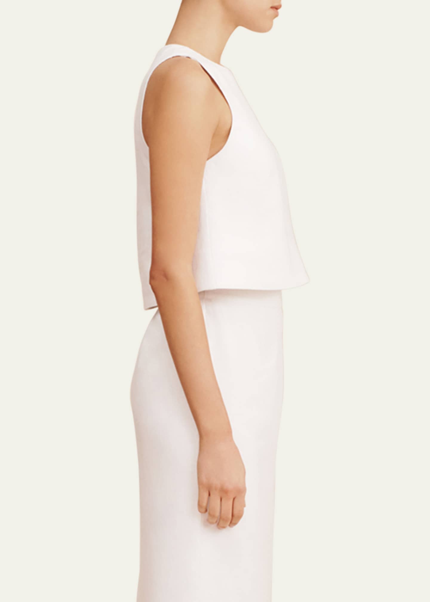 Posse Poppy Linen Crop Top Image 4 of 4