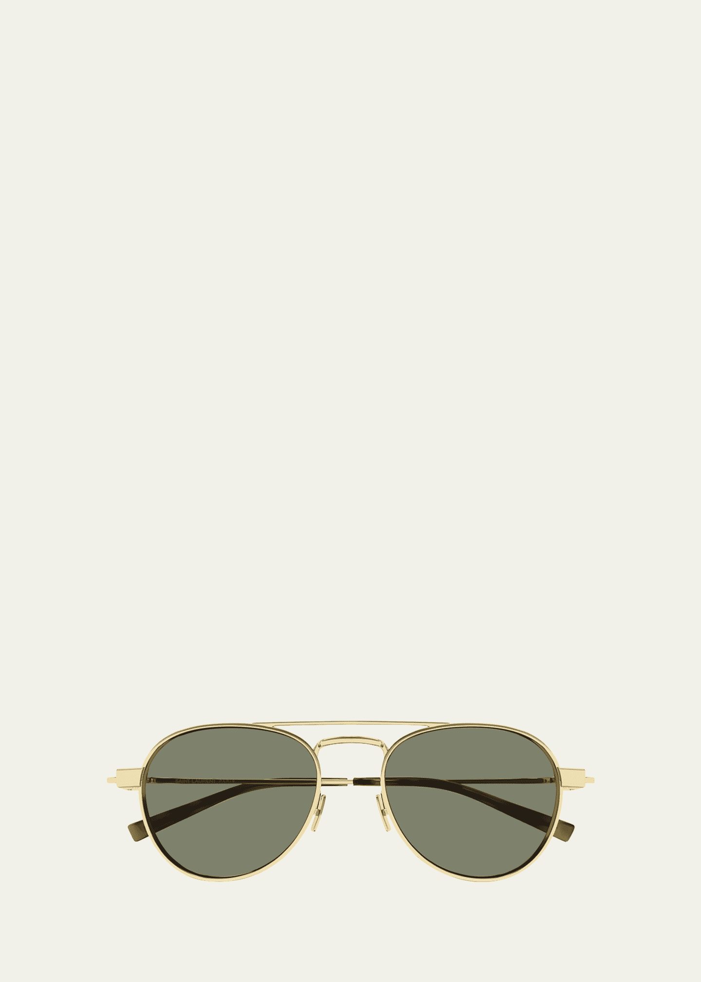 Saint Laurent Men's SL 708M Metal Round Sunglasses Image 1 of 3