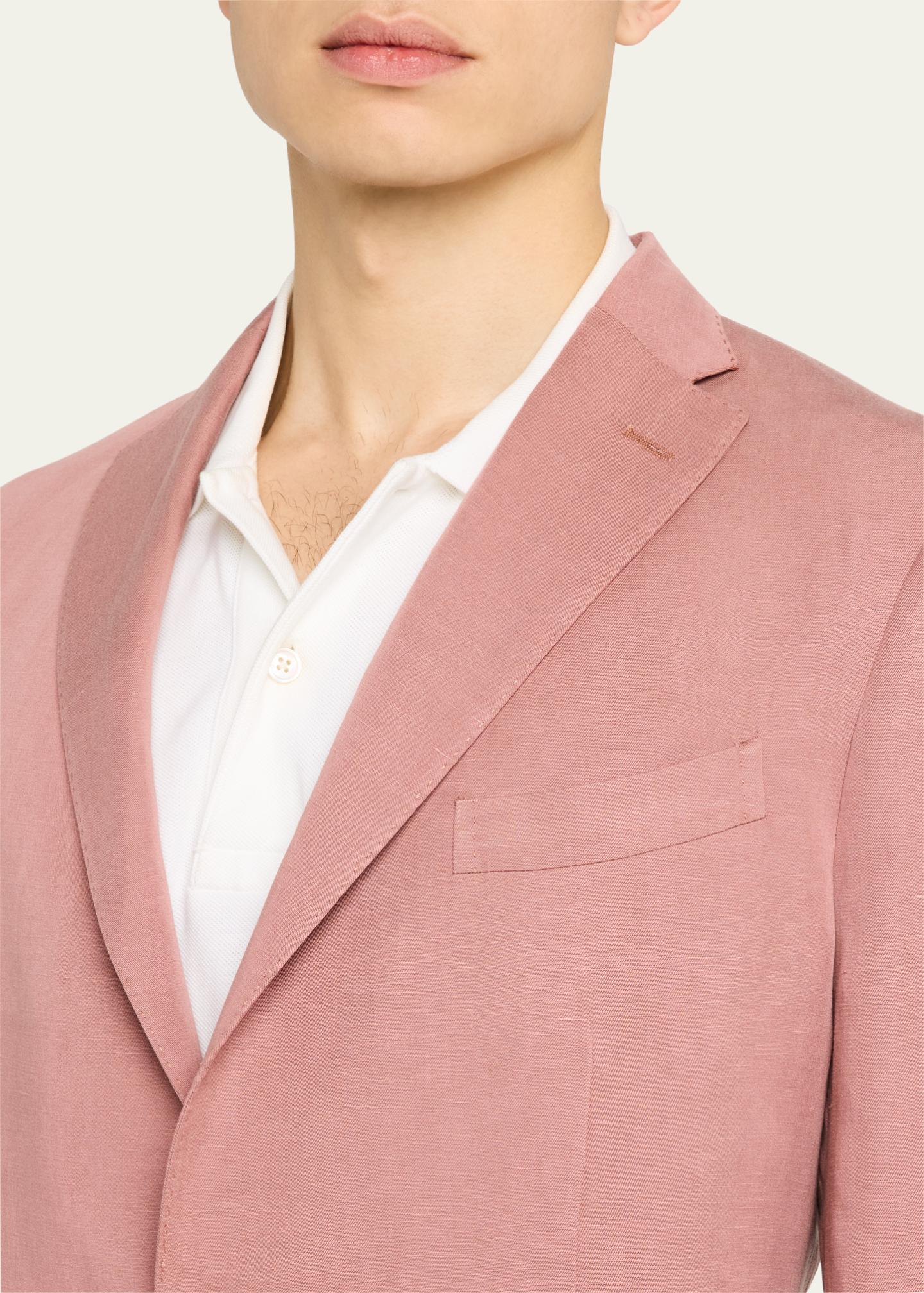 Veste Sport Boglioli 100% Coton - Taille IT 46/S - Rouge Vif, Très Bon état Occasion
