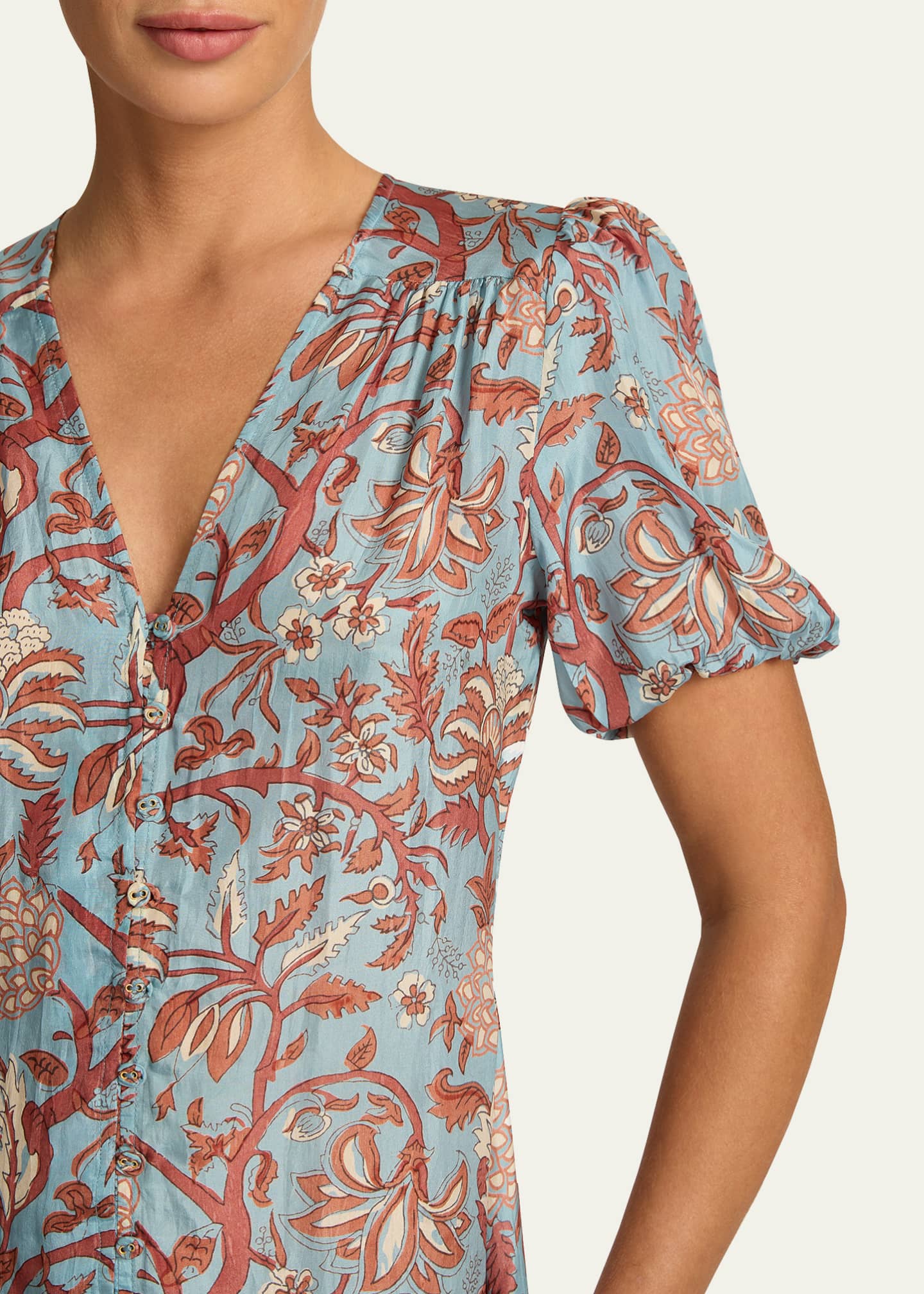 Hannah Artwear Olivia Midi Shirtdress Image 5 of 5