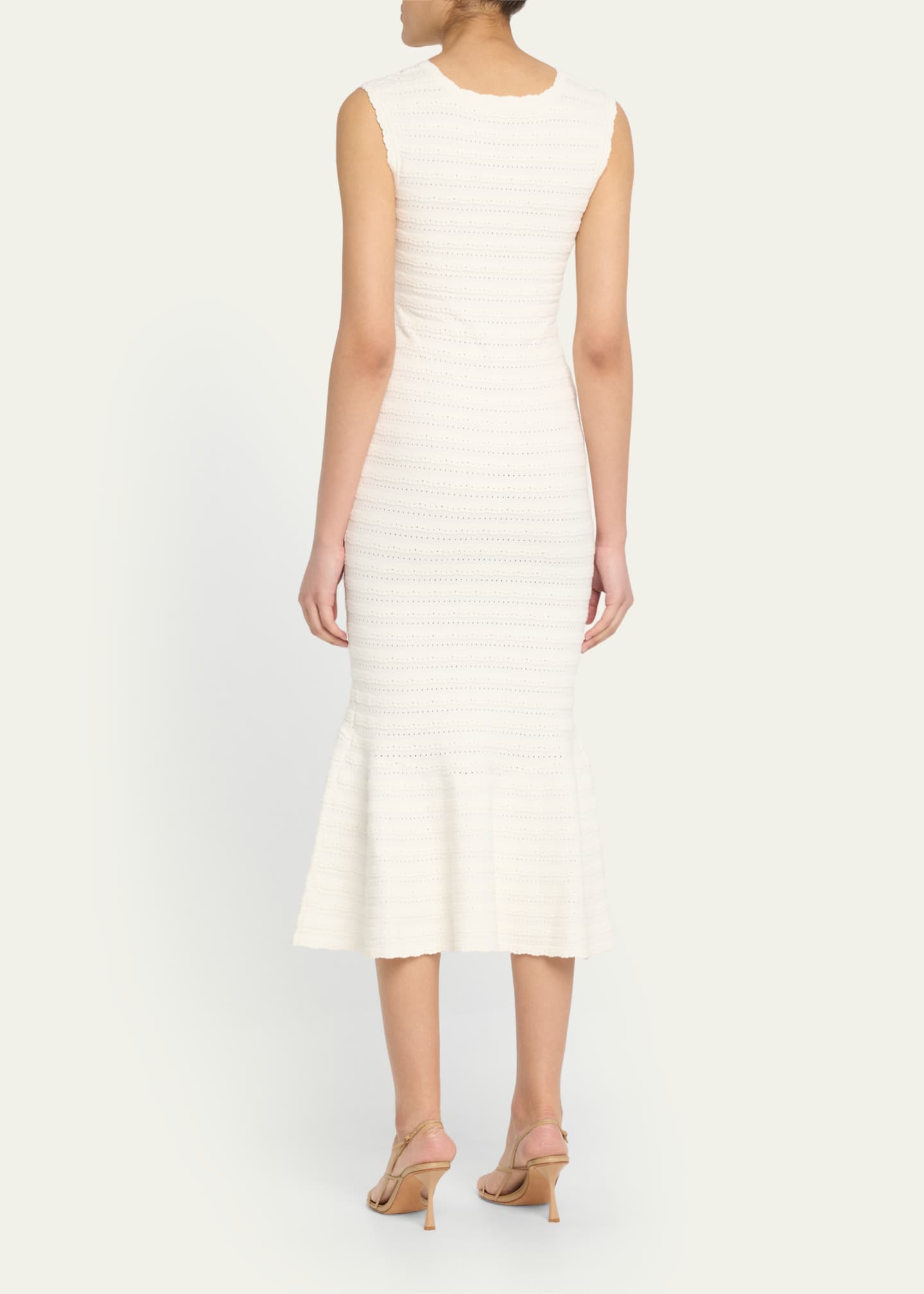 LoveShackFancy Leigh Knit Midi Dress Image 3 of 5