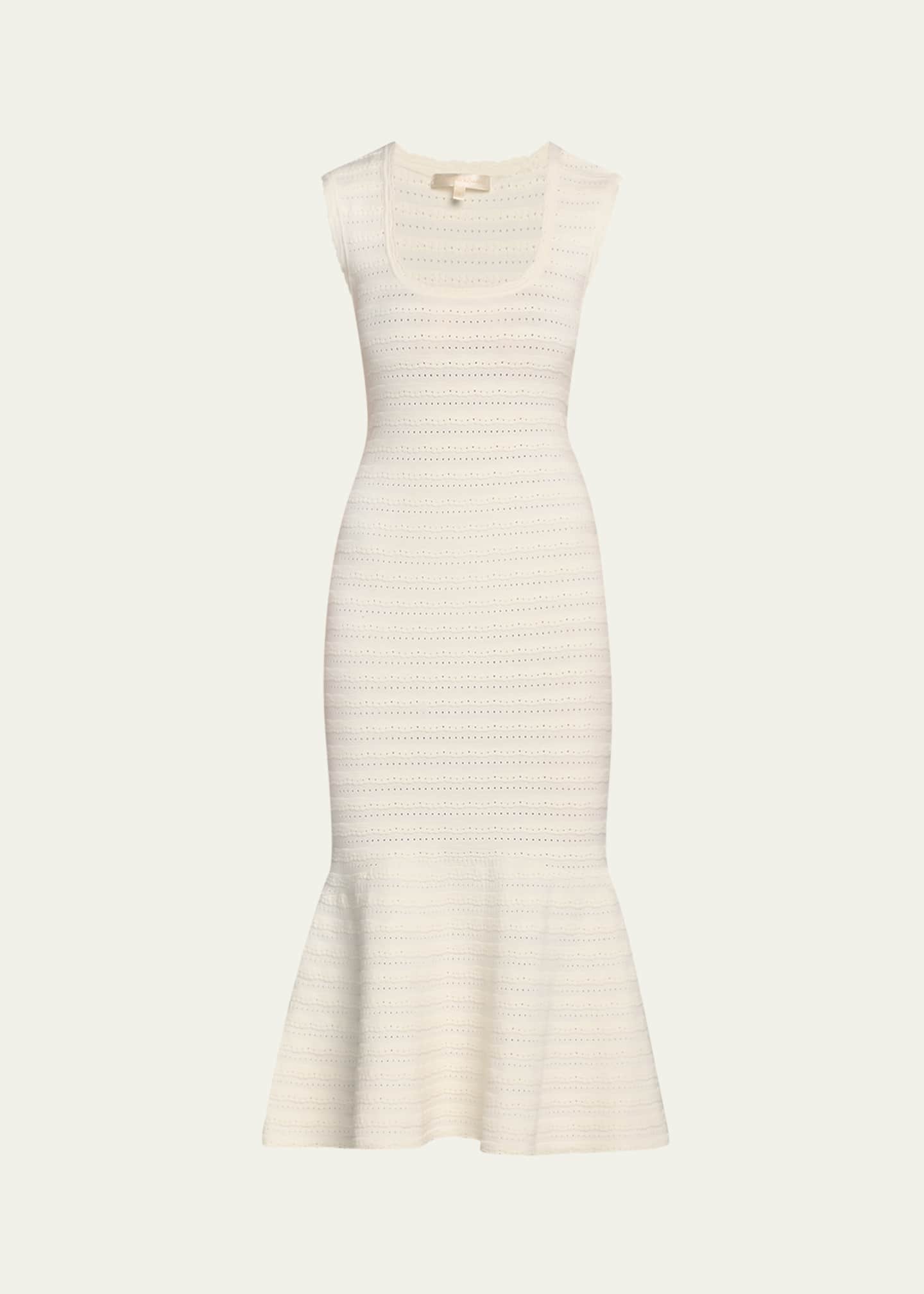 LoveShackFancy Leigh Knit Midi Dress Image 1 of 5