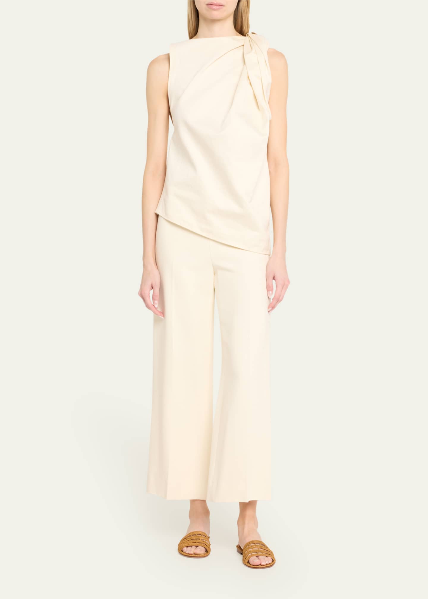 Carrie Forbes Alana Raffia Flat Slide Sandals Image 3 of 6