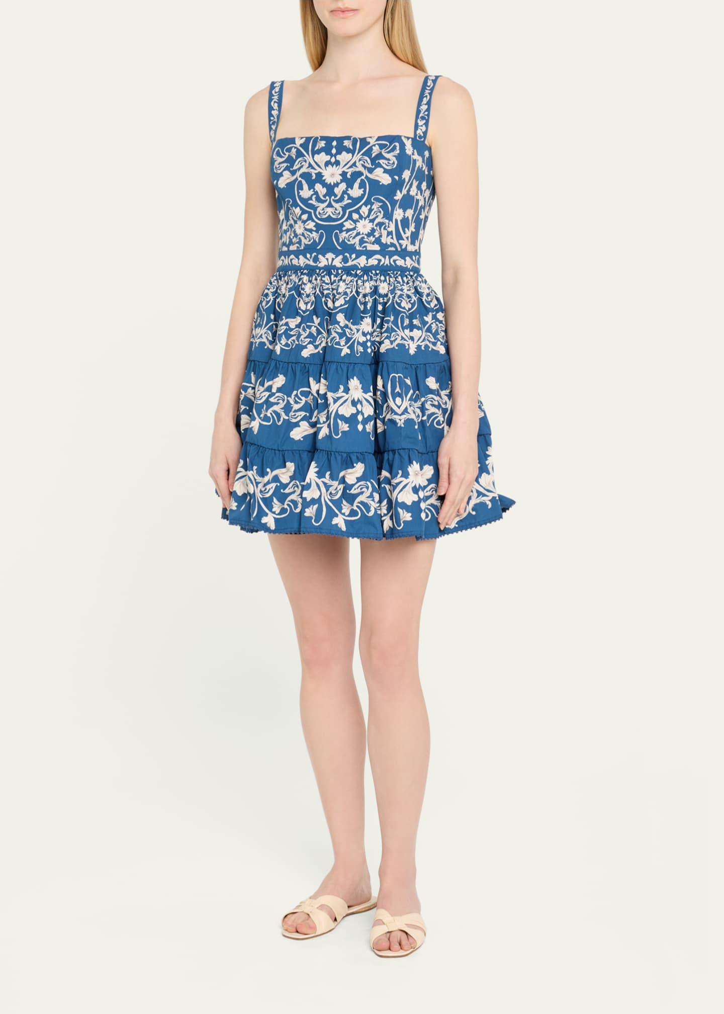 Agua by Agua Bendita Lima Ribbons Mini Dress Image 4 of 5