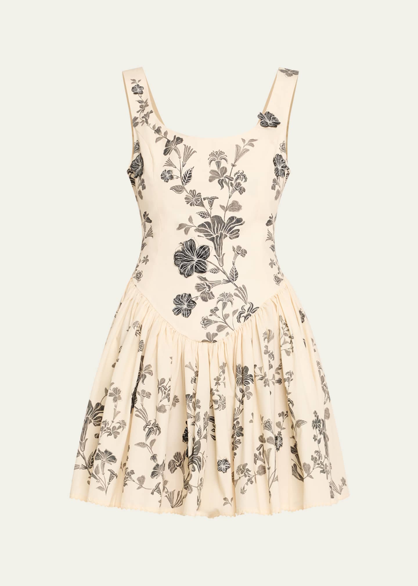 Agua by Agua Bendita Pluma Guayacan Mini Dress Image 1 of 5
