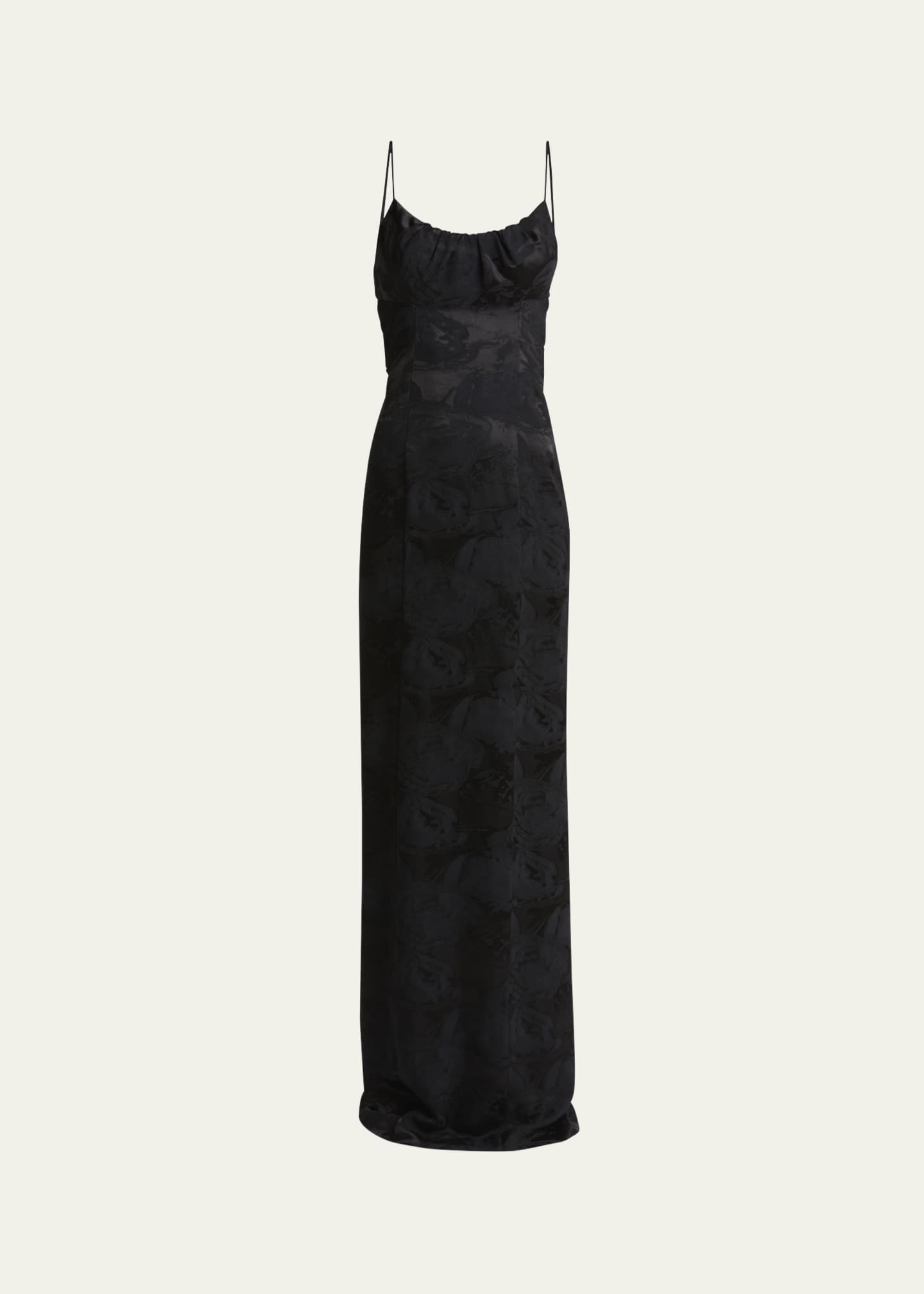 Dries Van Noten Dirios Tonal Floral Long Dress Image 1 of 5