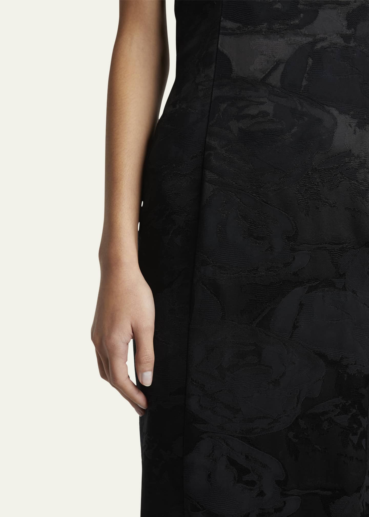 Dries Van Noten Dirios Tonal Floral Long Dress Image 5 of 5