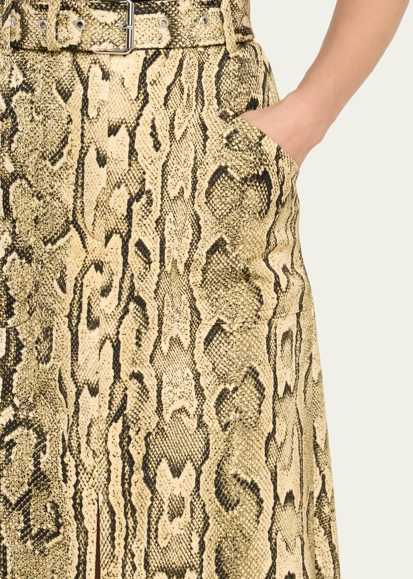 Dries Van Noten Sheraz Printed Midi Skirt Image 5 of 5