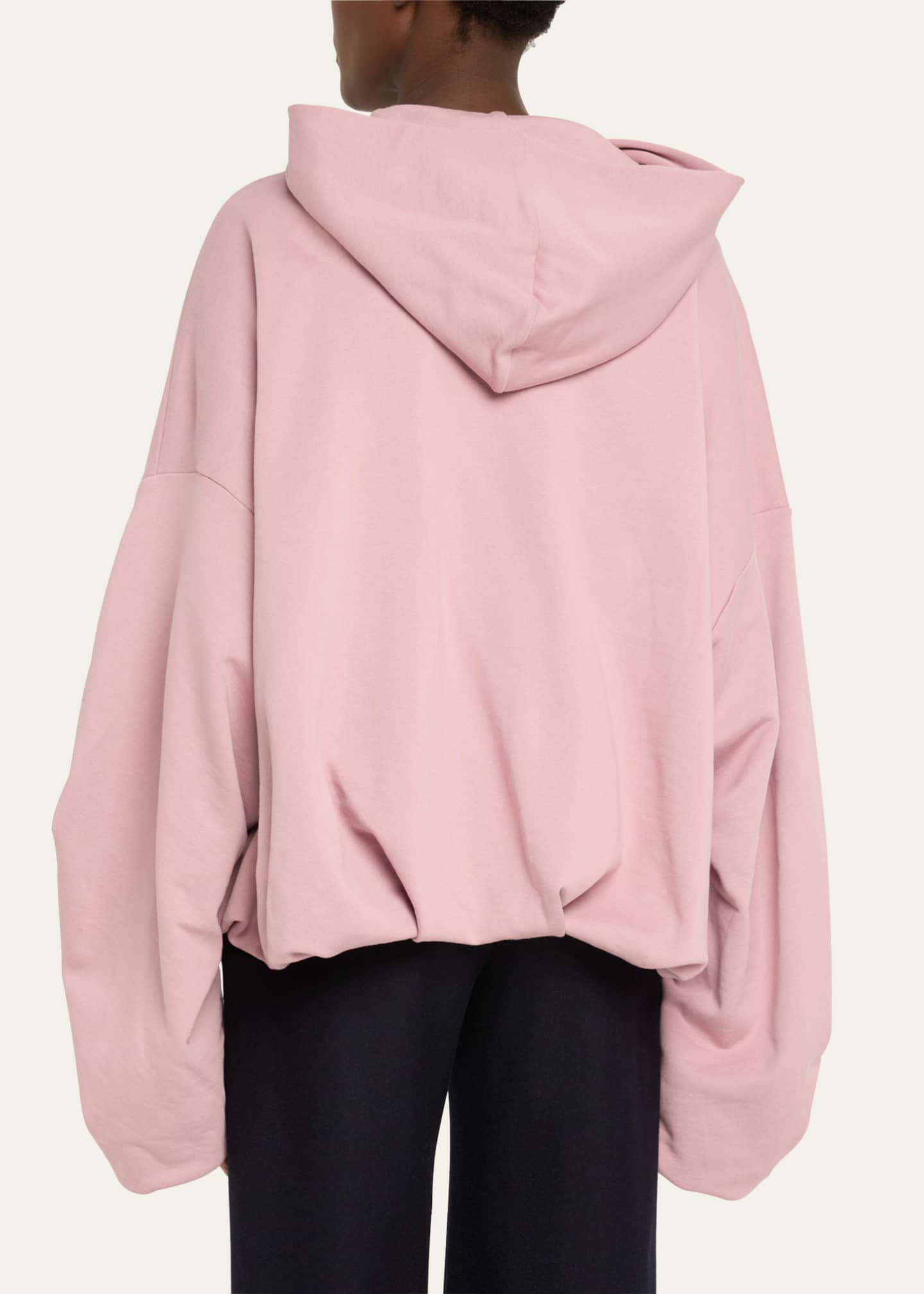 Dries Van Noten Hannett Pintuck Oversized Hoodie Image 3 of 5