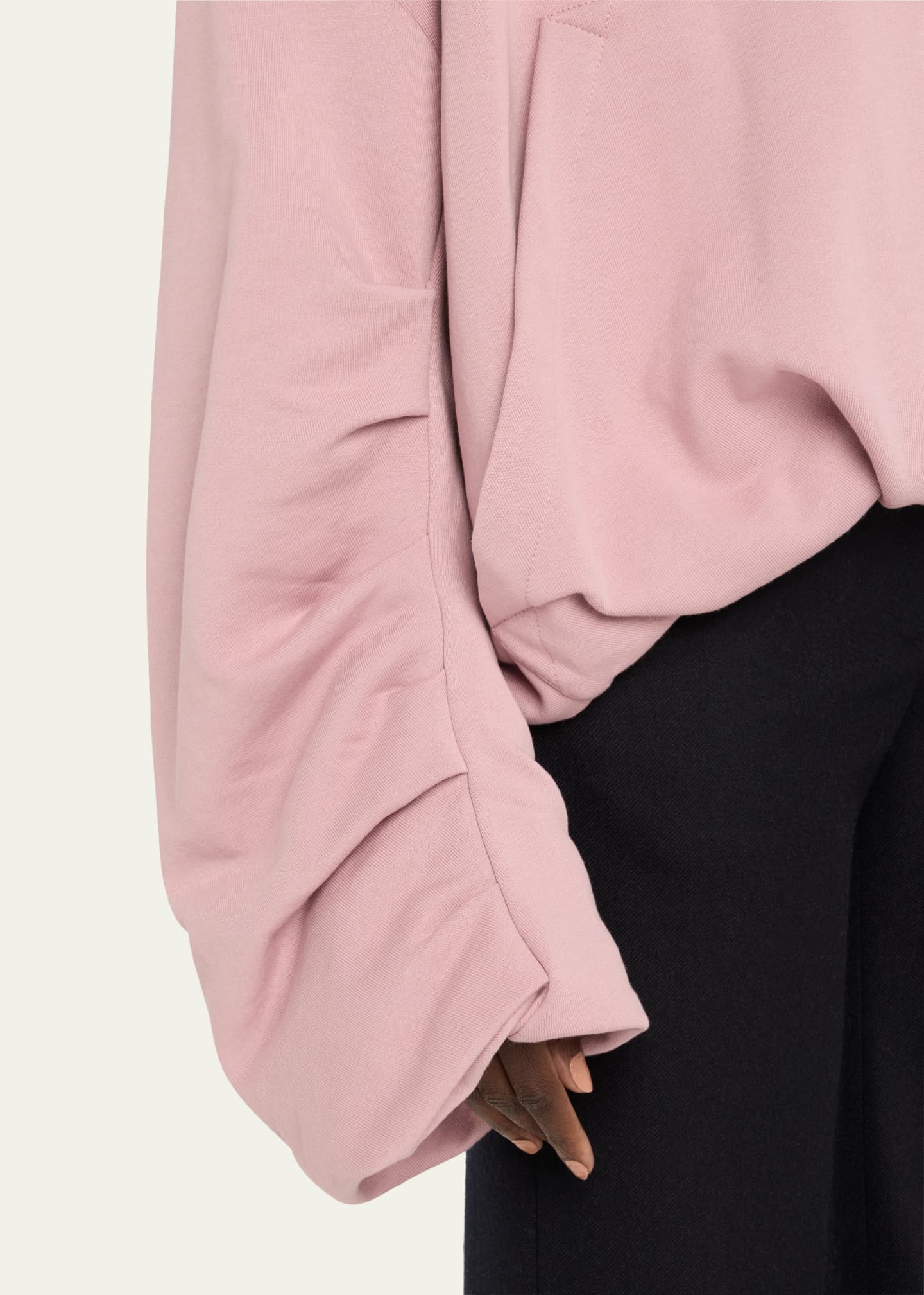 Dries Van Noten Hannett Pintuck Oversized Hoodie Image 5 of 5