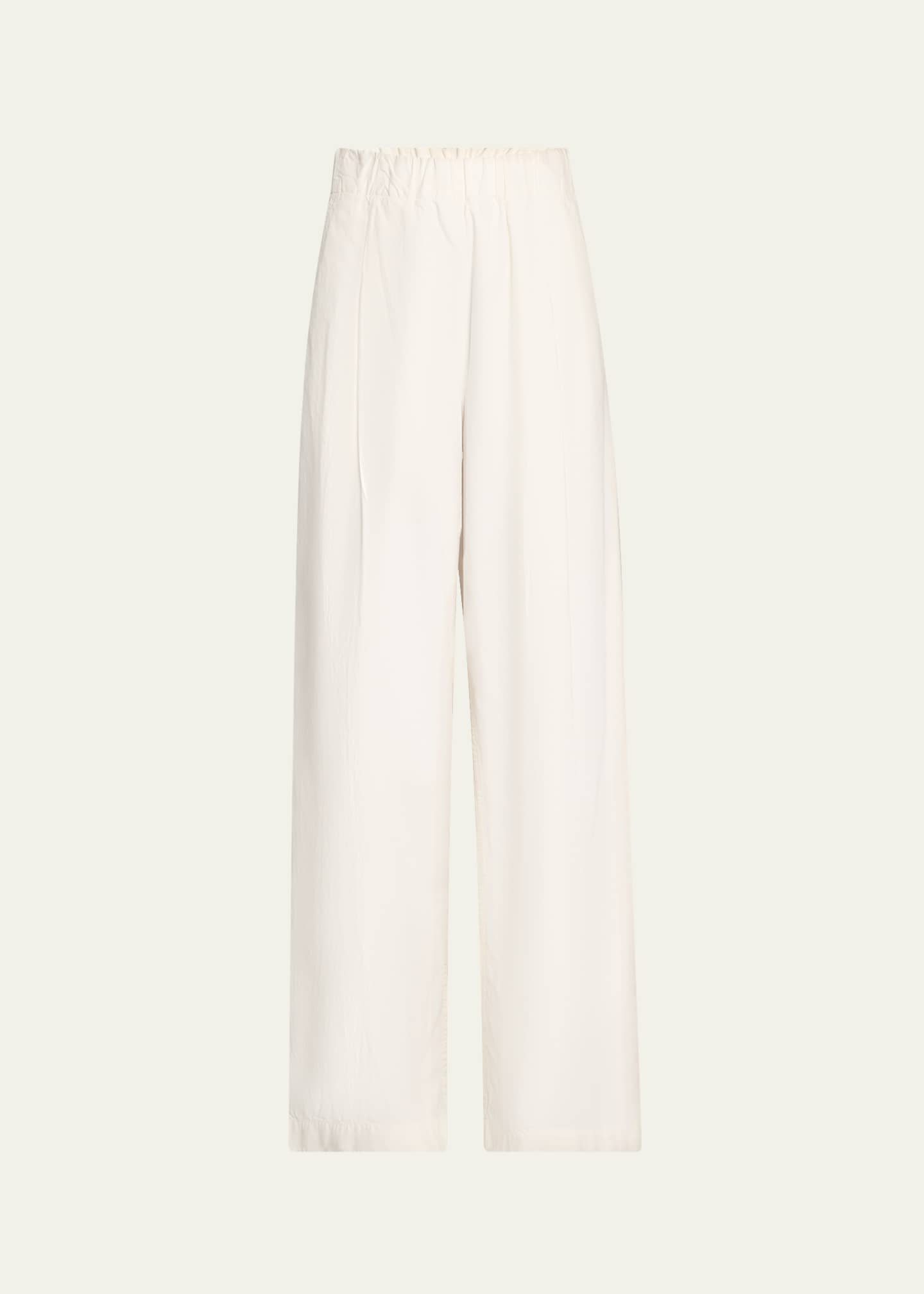パンツ DRIES VAN NOTEN Denim Wide Pants DRIES VAN NOTEN Pleated denim wide-leg pants | NET-A-PORTER