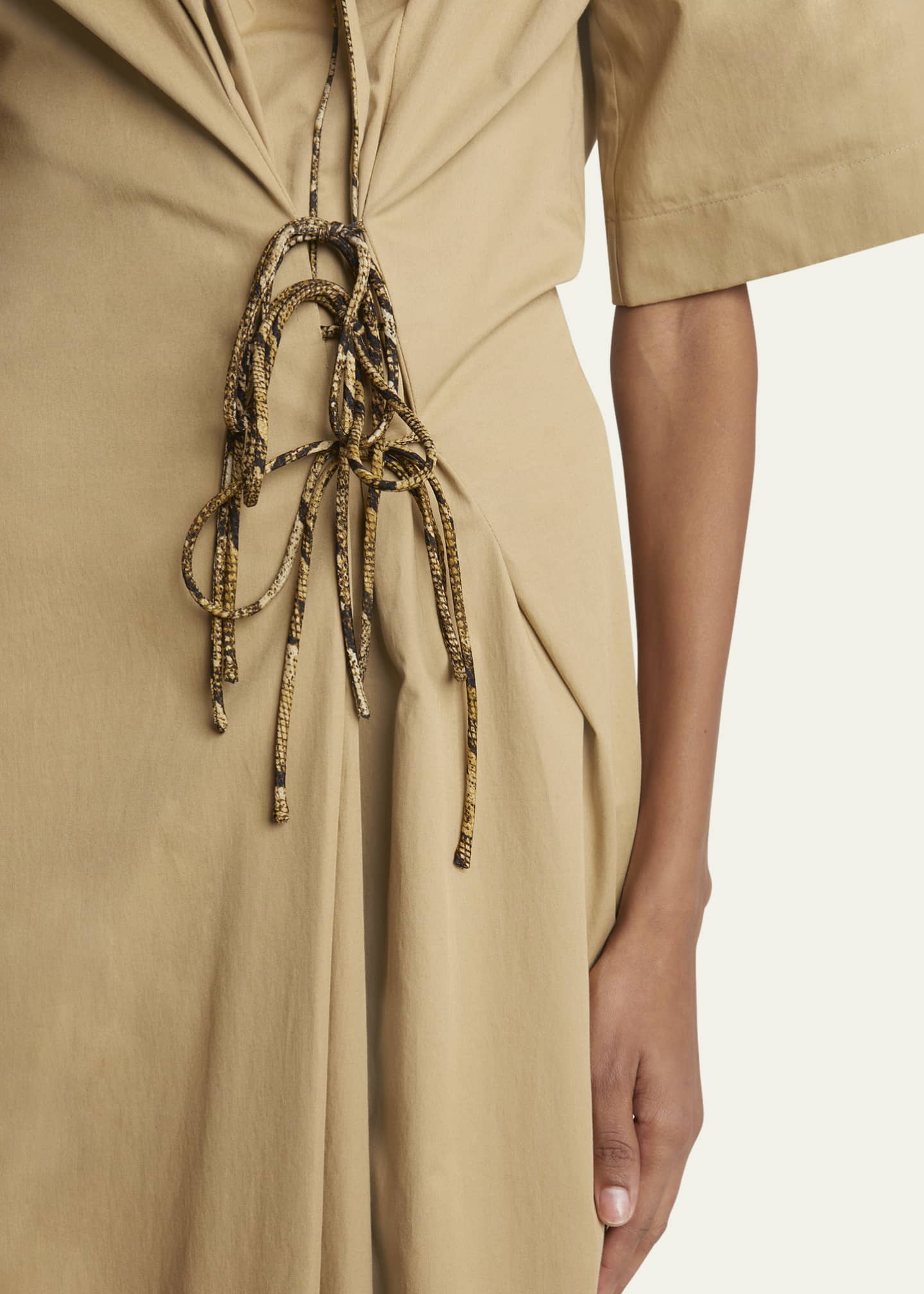 Dries Van Noten Delicky Wrap Midi Shirtdress - Bergdorf Goodman