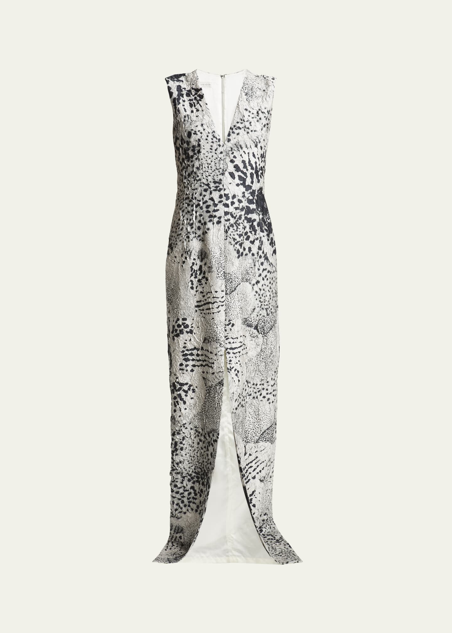 Dries Van Noten Delina Long Orchid Dress - Bergdorf Goodman