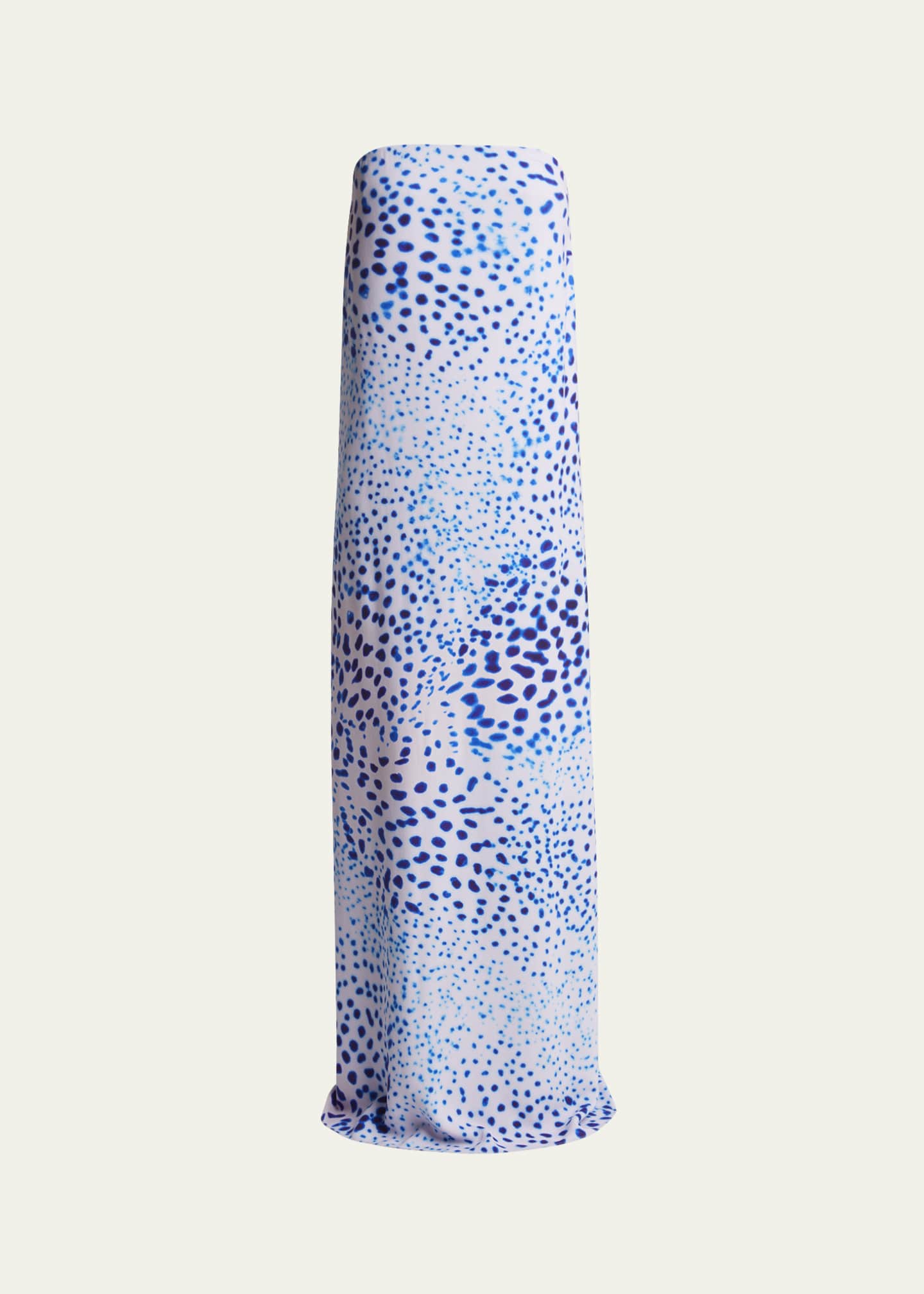Dries Van Noten Doja Printed Strapless Long Dress Image 1 of 5