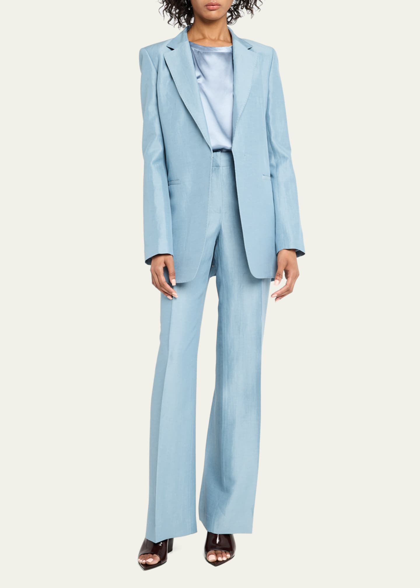 Lafayette 148 New York Elongated Pick Stitch Blazer Image 2 of 5