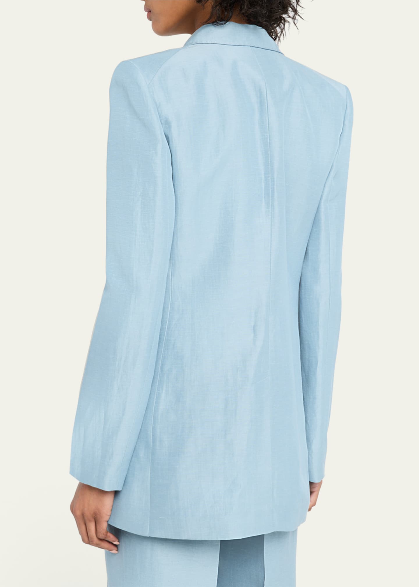 Lafayette 148 New York Elongated Pick Stitch Blazer Image 3 of 5
