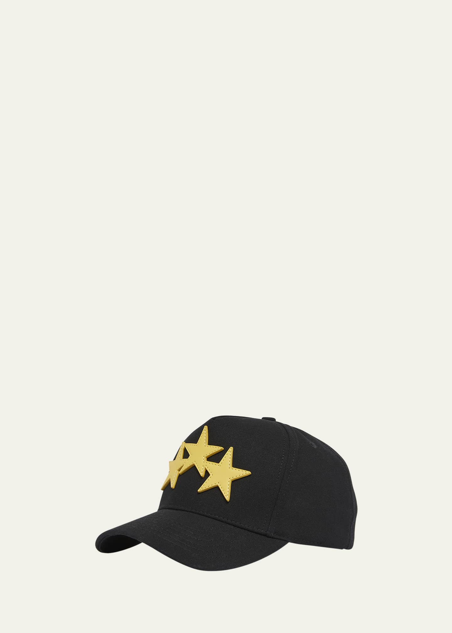 Amiri Men's 3-Star Canvas Baseball Cap Image 1 of 2