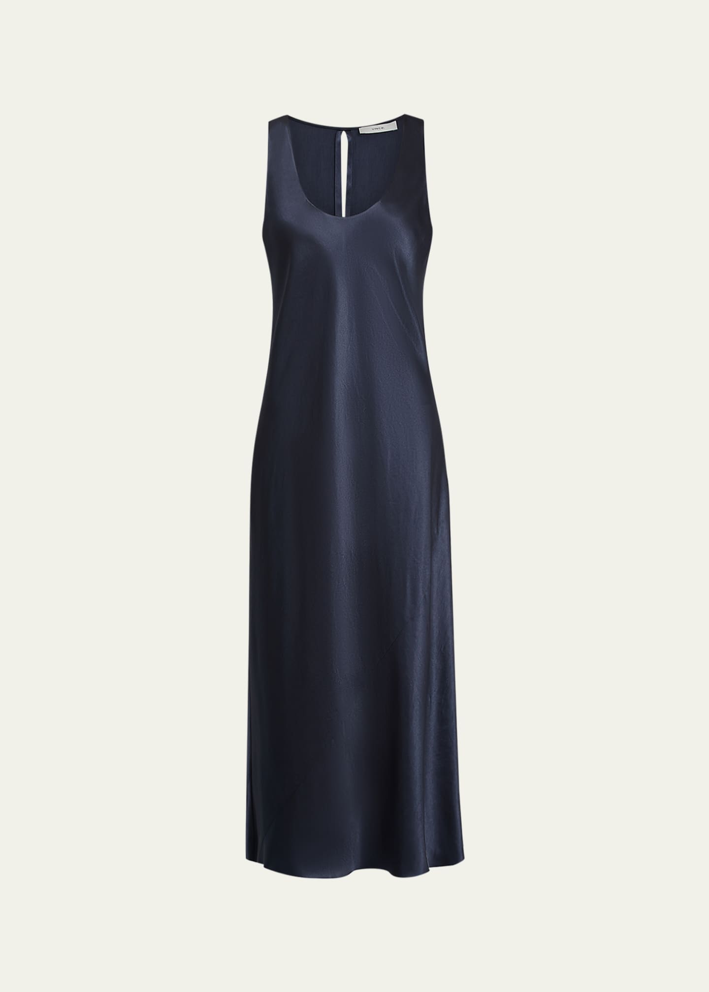 Vince Satin Bias Tank Dress Image 1 of 2