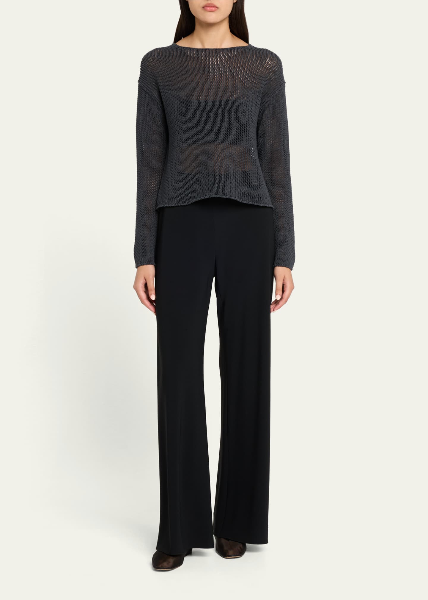 Coated Cotton Pullover - Thumbnail 2