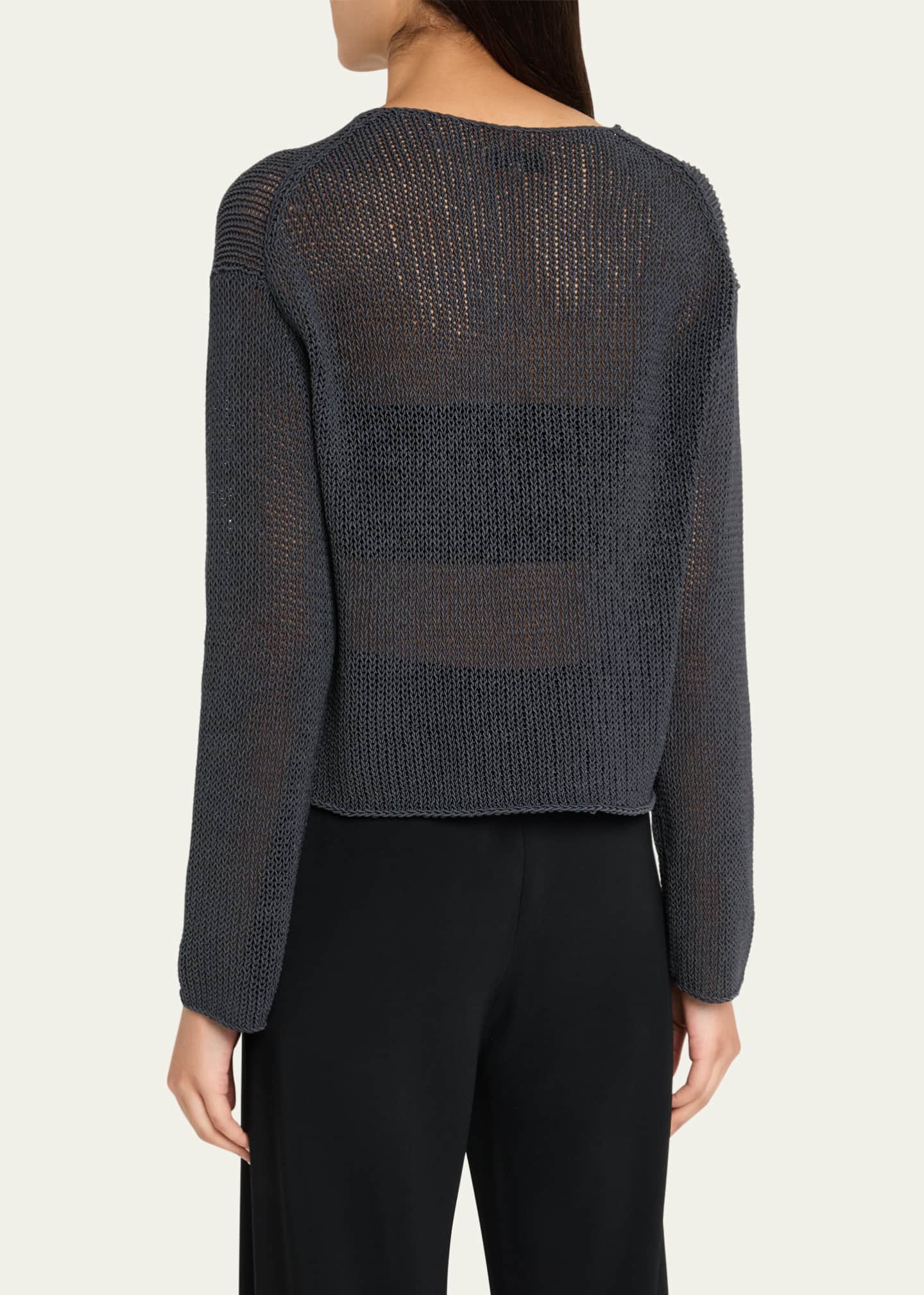 Coated Cotton Pullover - Thumbnail 3