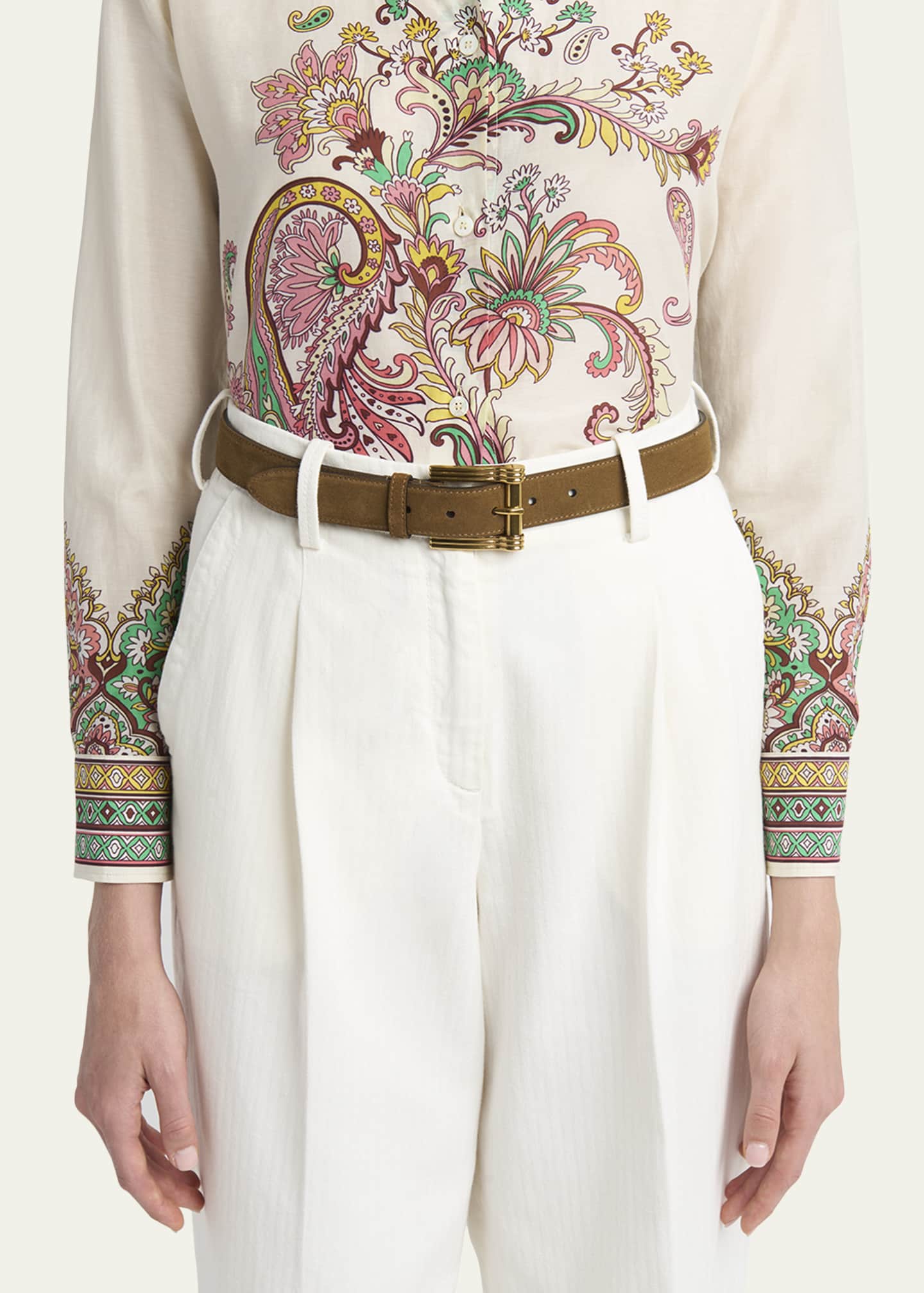 Etro Suede Belt Image 2 of 2