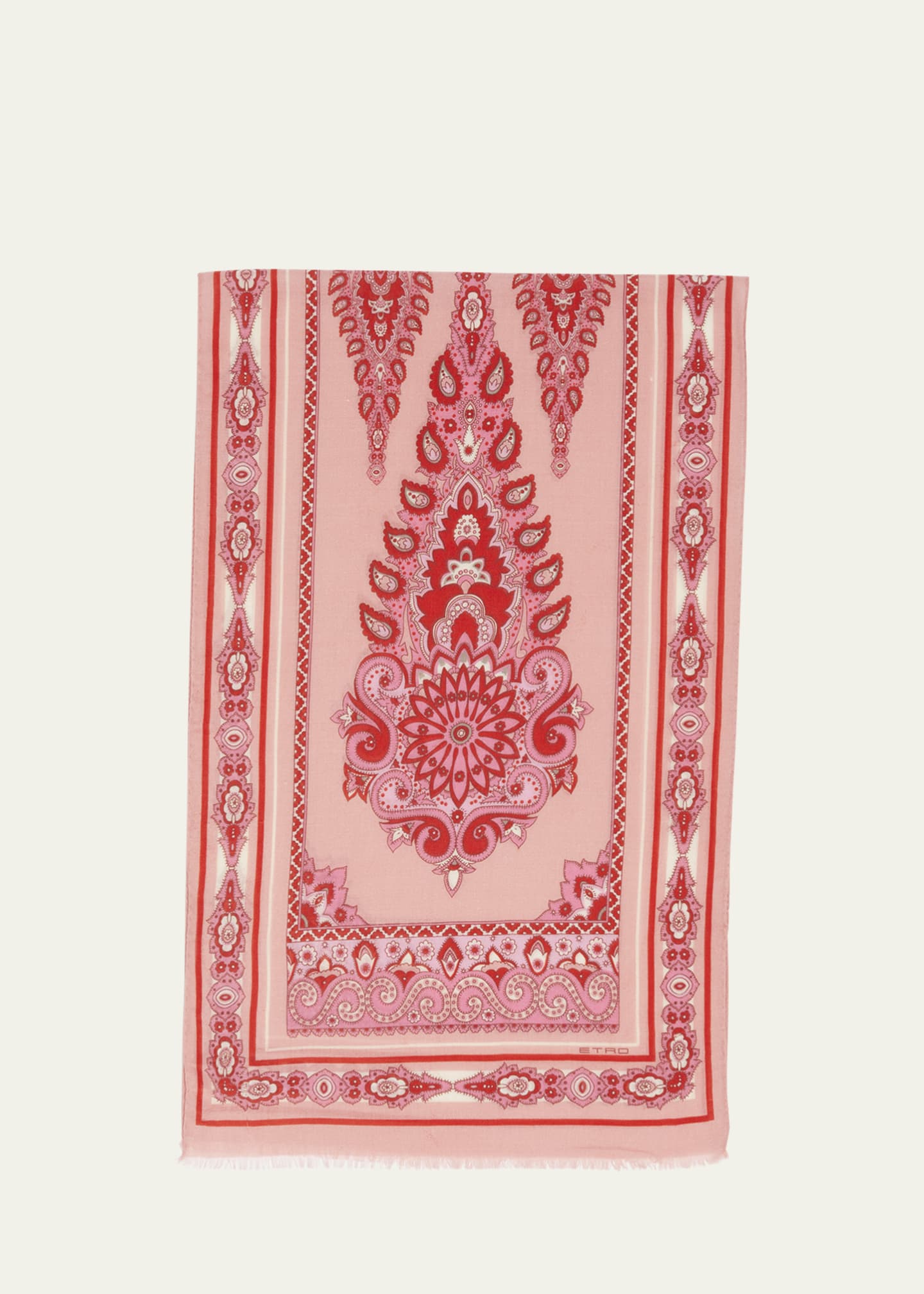 Etro Tosca Silk-Cashmere Scarf Image 1 of 3