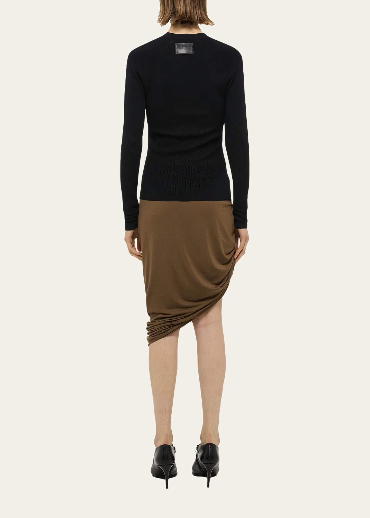 Helmut Lang Long-Sleeve Sport Top Image 3 of 5