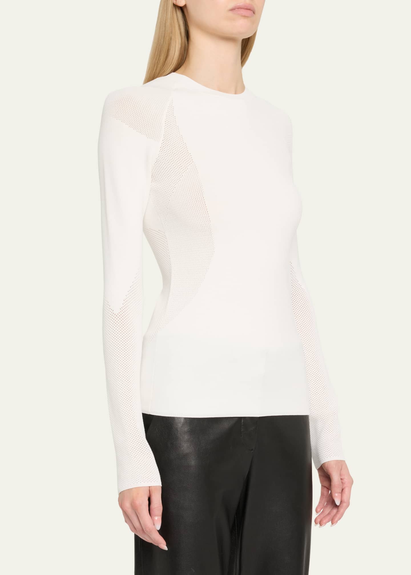 Helmut Lang Long-Sleeve Sport Top Image 4 of 5