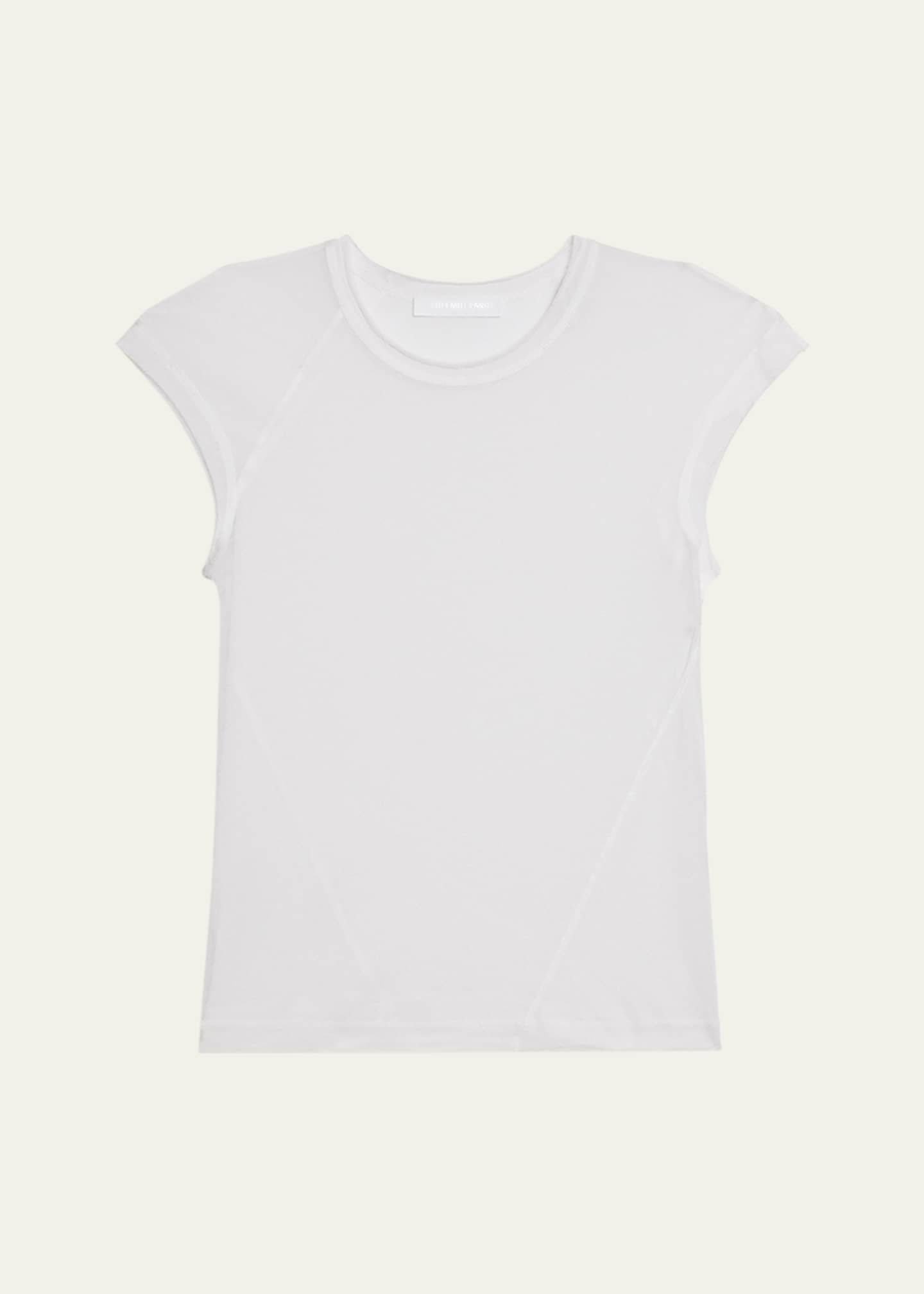 Helmut Lang Twisted Sheer Crewneck Top Image 1 of 5