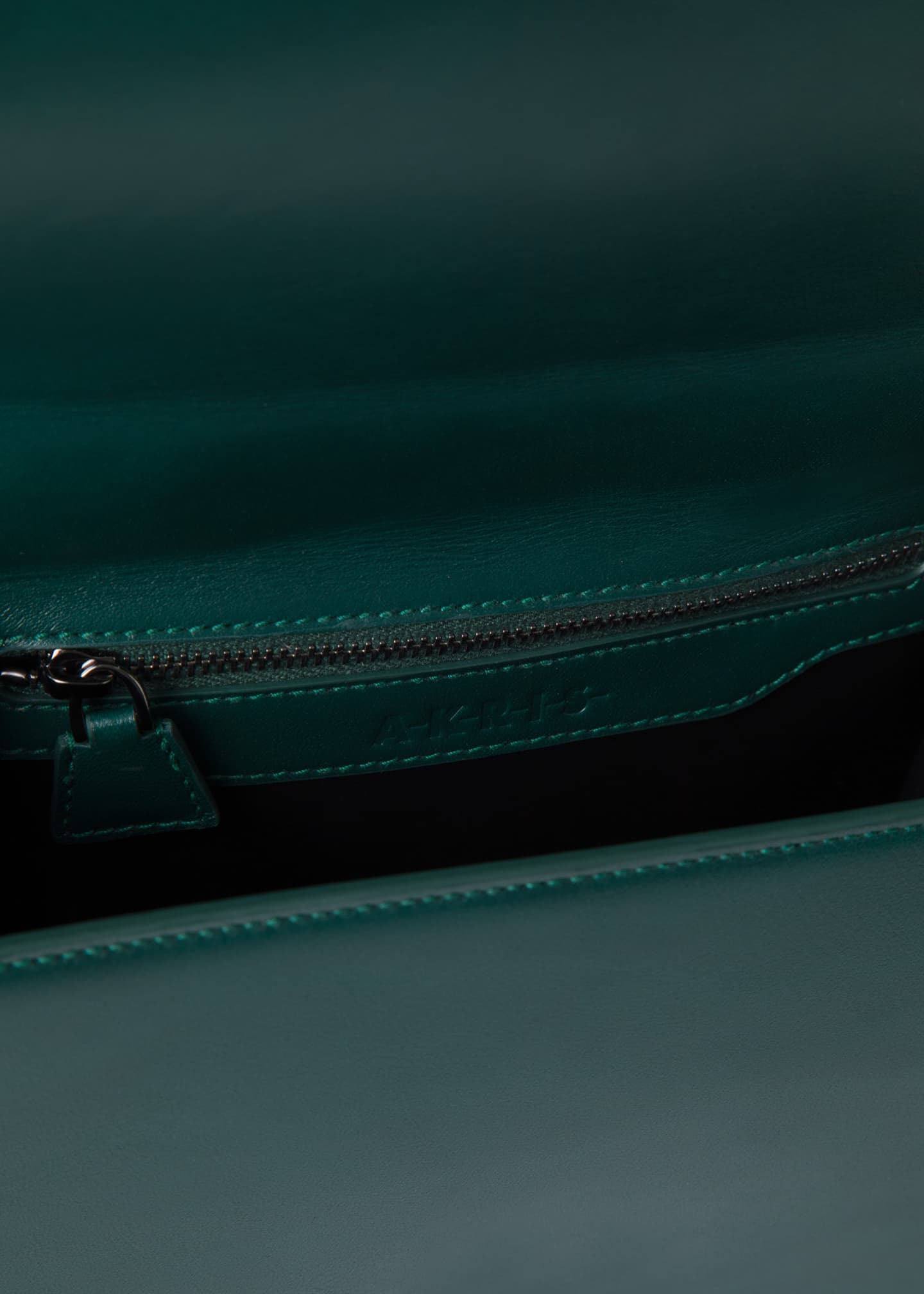 Akris Alice Small Leather Top-Handle Bag Image 4 of 5