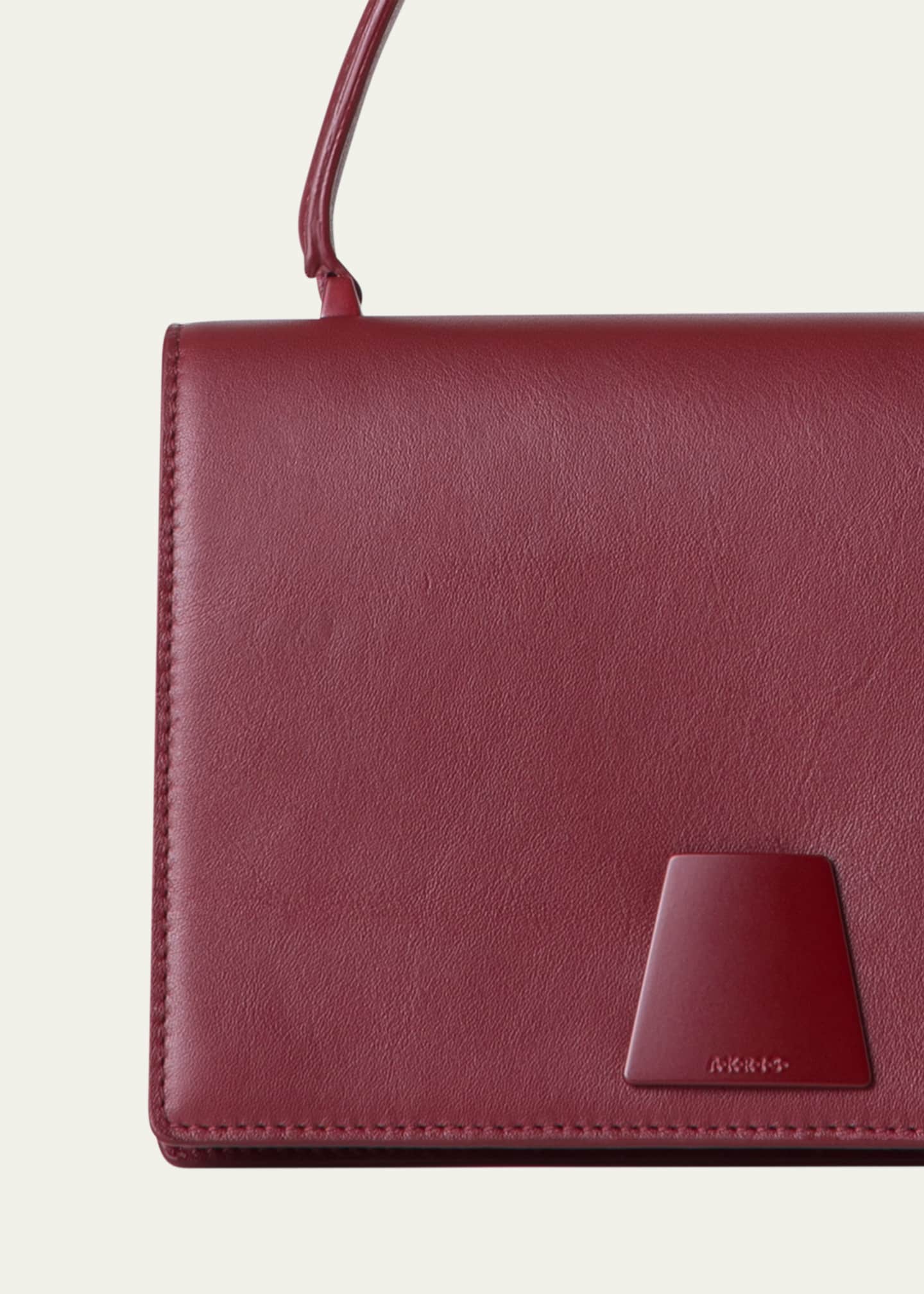 Akris Alice Small Leather Top-Handle Bag Image 5 of 5