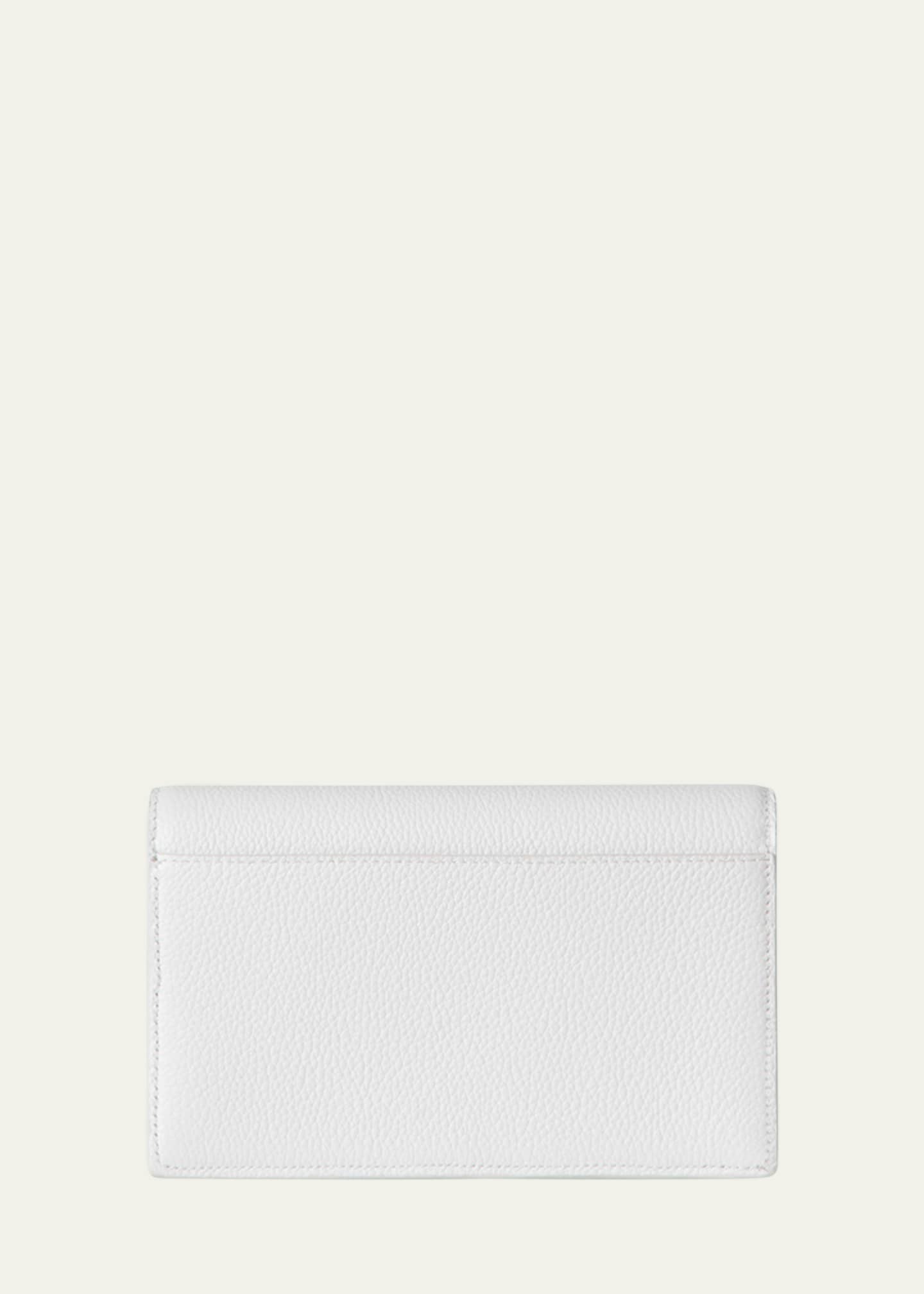 Akris Anouk Envelope Flap Flower Leather Shoulder Bag Image 2 of 3