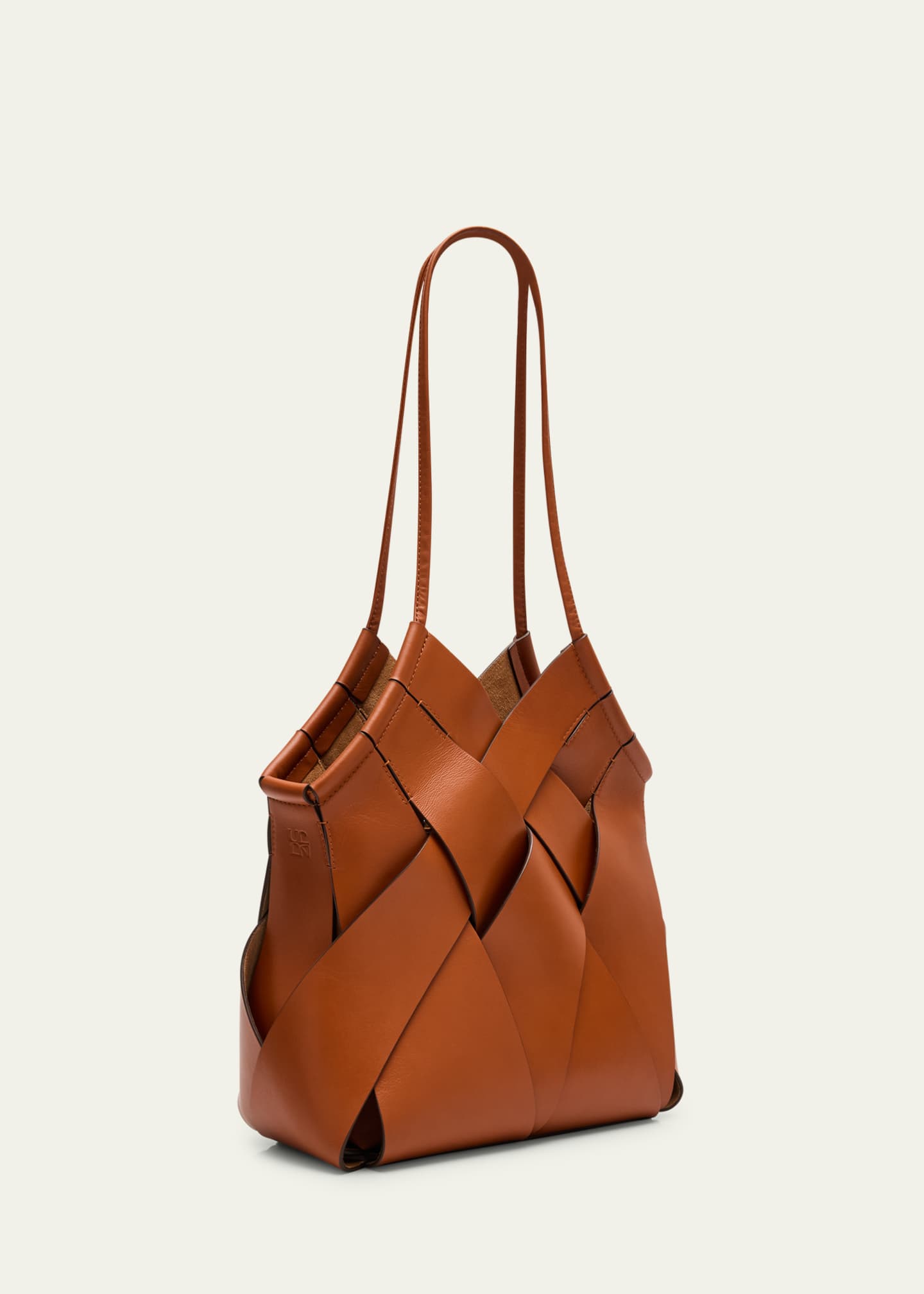 Ulla Johnson Charlotte Woven Leather Tote Bag Image 3 of 6