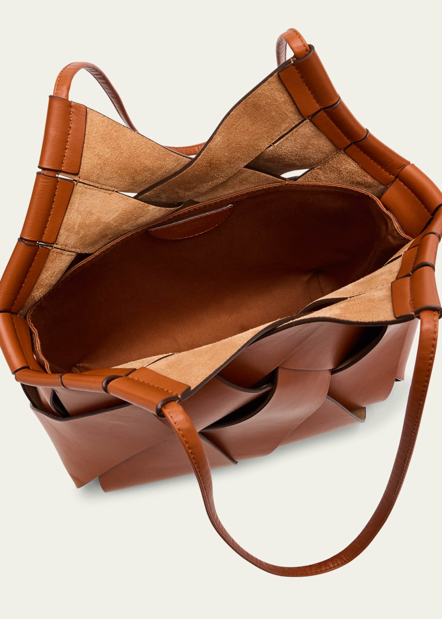 Ulla Johnson Charlotte Woven Leather Tote Bag Image 4 of 6