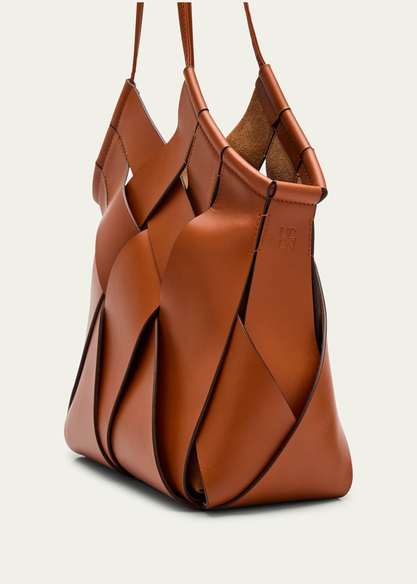 Ulla Johnson Charlotte Woven Leather Tote Bag Image 6 of 6