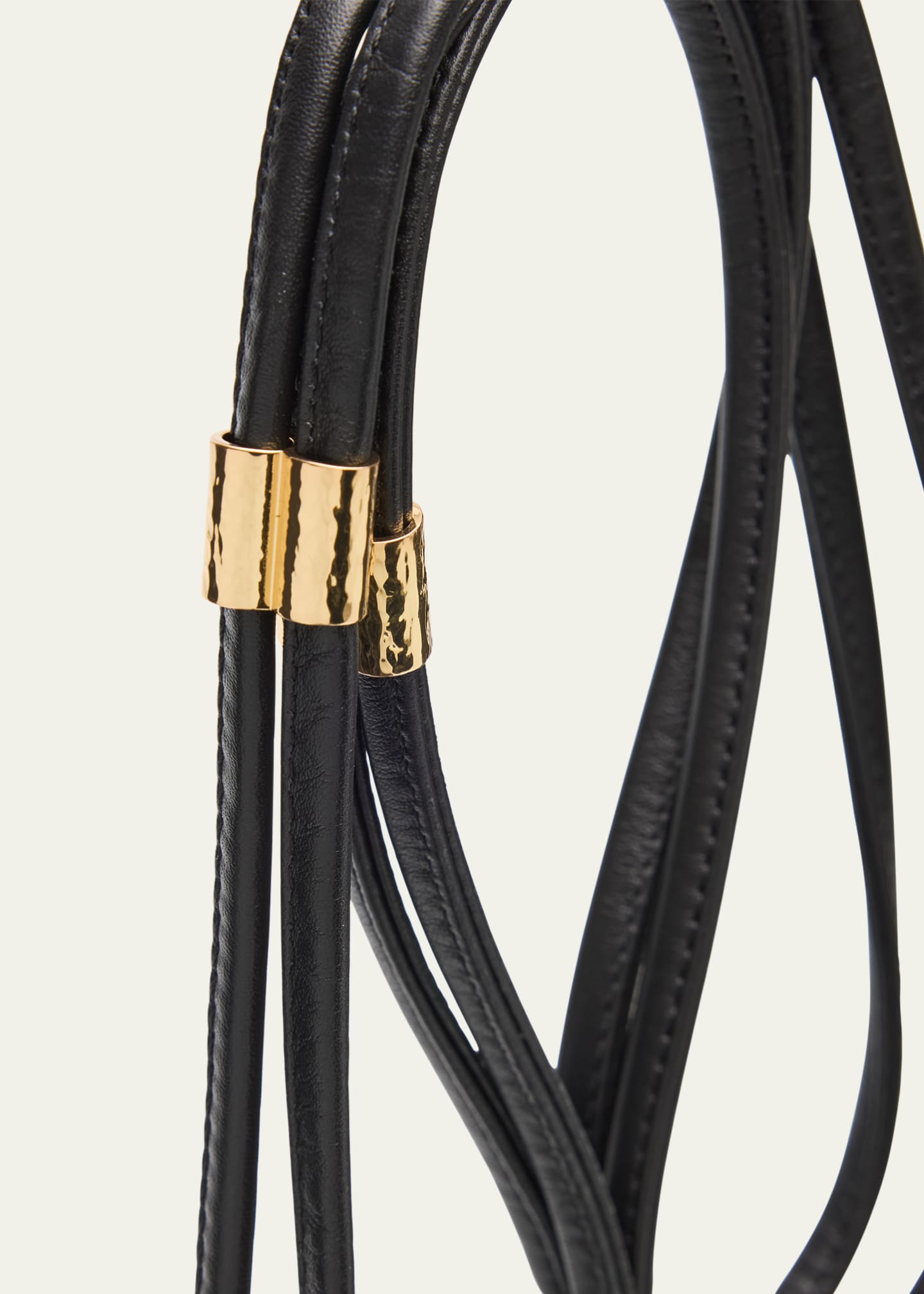 Ulla Johnson Charlotte Woven Leather Crossbody Bag Image 6 of 6