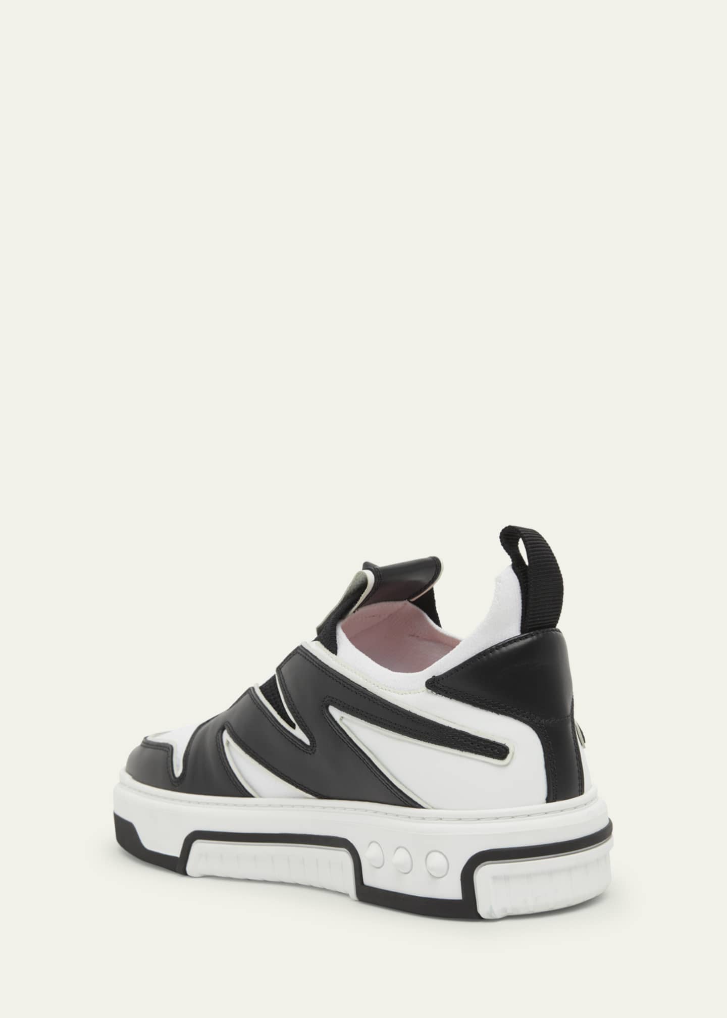 Christian Louboutin Men's Astroflash Mesh and Leather Low-Top Sneakers Image 2 of 4
